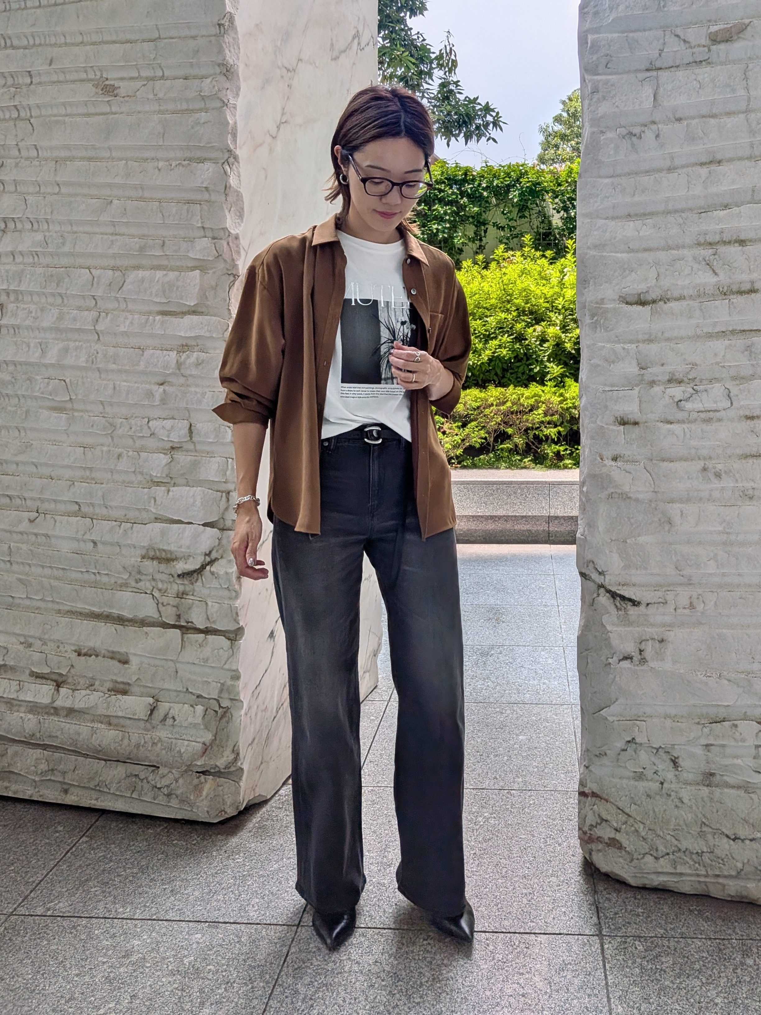 Aさんの「UNTITLED｜【ロゴ・プリント】フォトグラフィックロンT」を使ったコーディネート