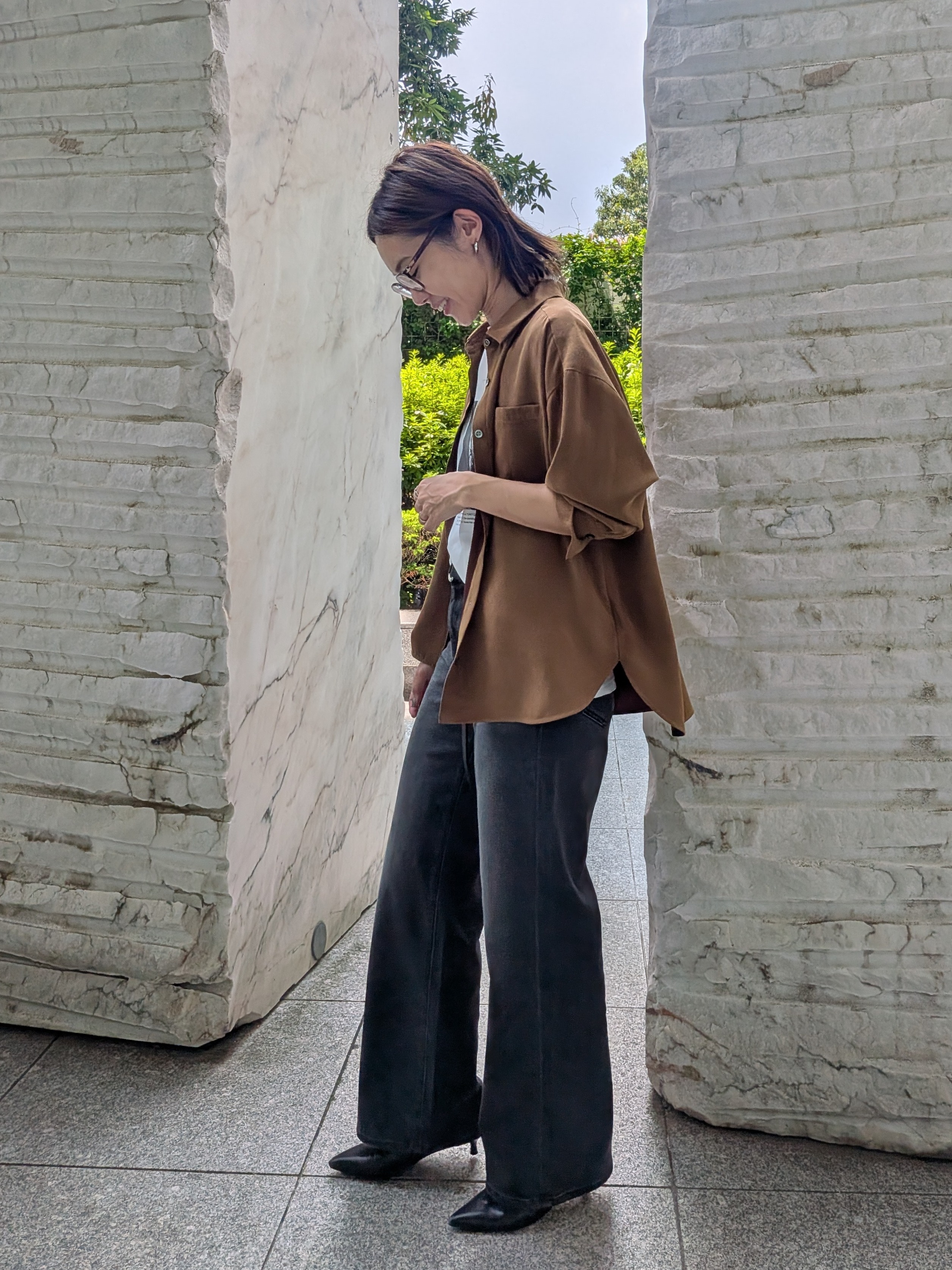 Aさんの「UNTITLED｜【ロゴ・プリント】フォトグラフィックロンT」を使ったコーディネート