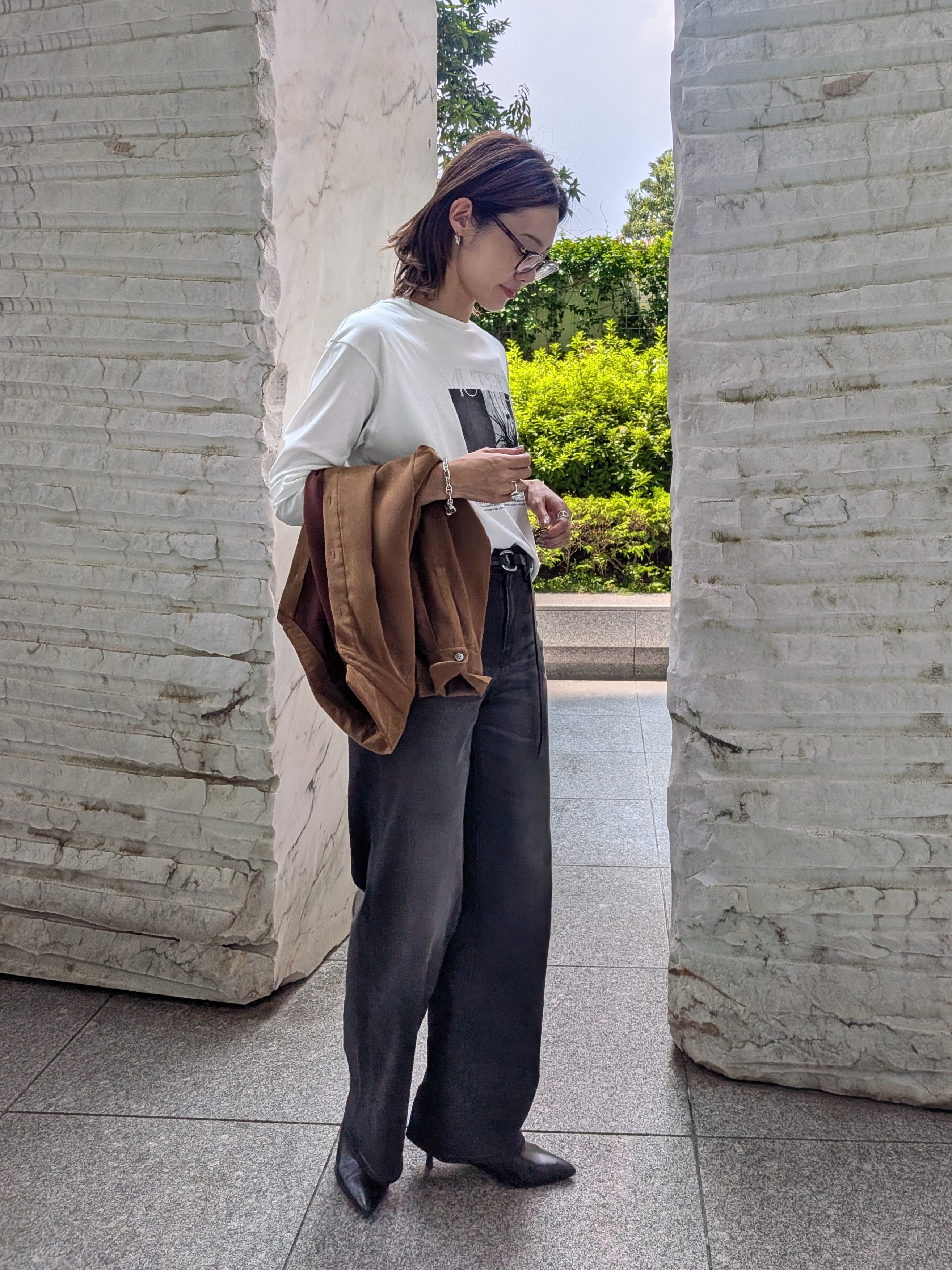 Aさんの「UNTITLED｜【ロゴ・プリント】フォトグラフィックロンT」を使ったコーディネート