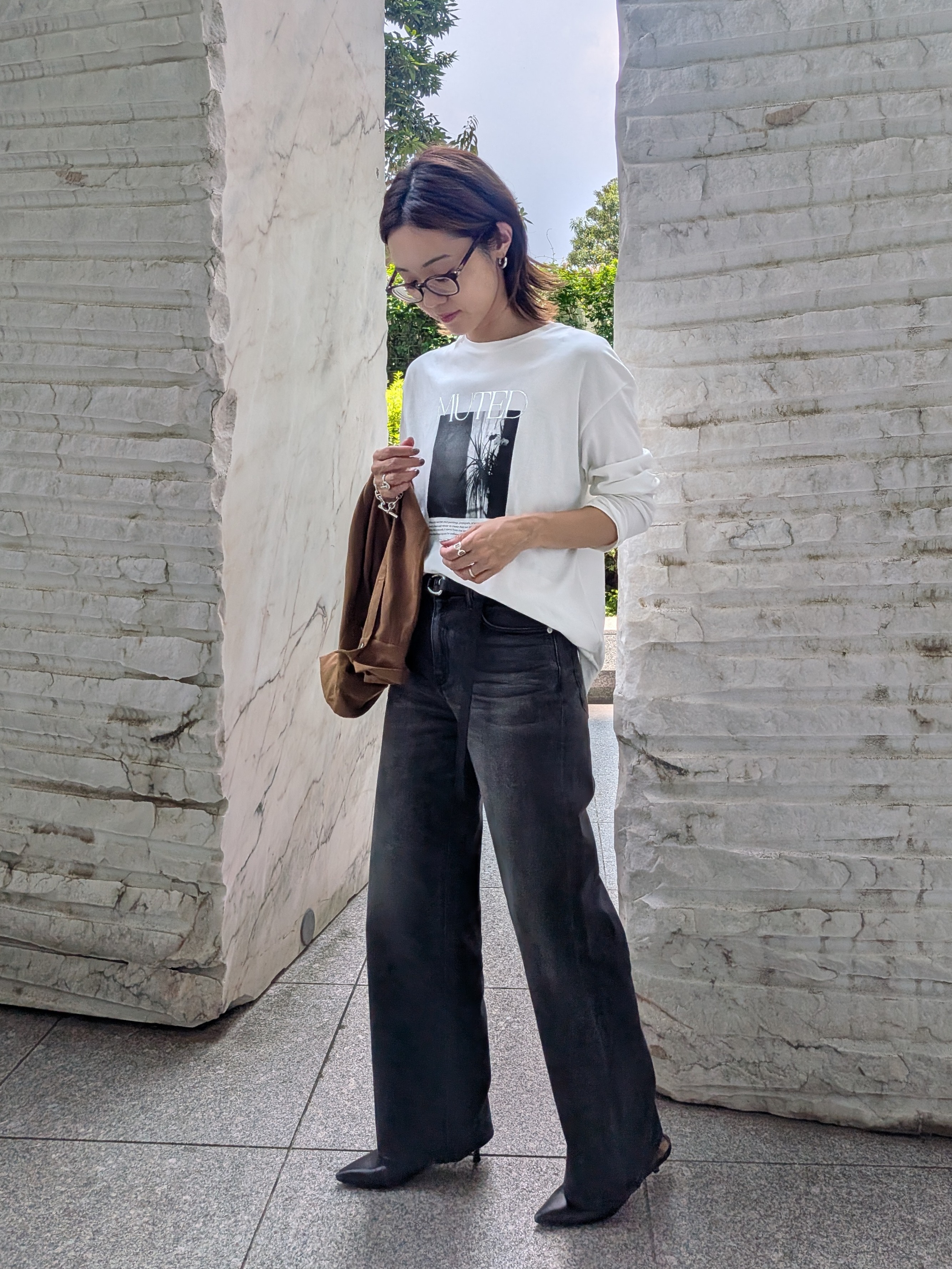 Aさんの「UNTITLED｜【ロゴ・プリント】フォトグラフィックロンT」を使ったコーディネート