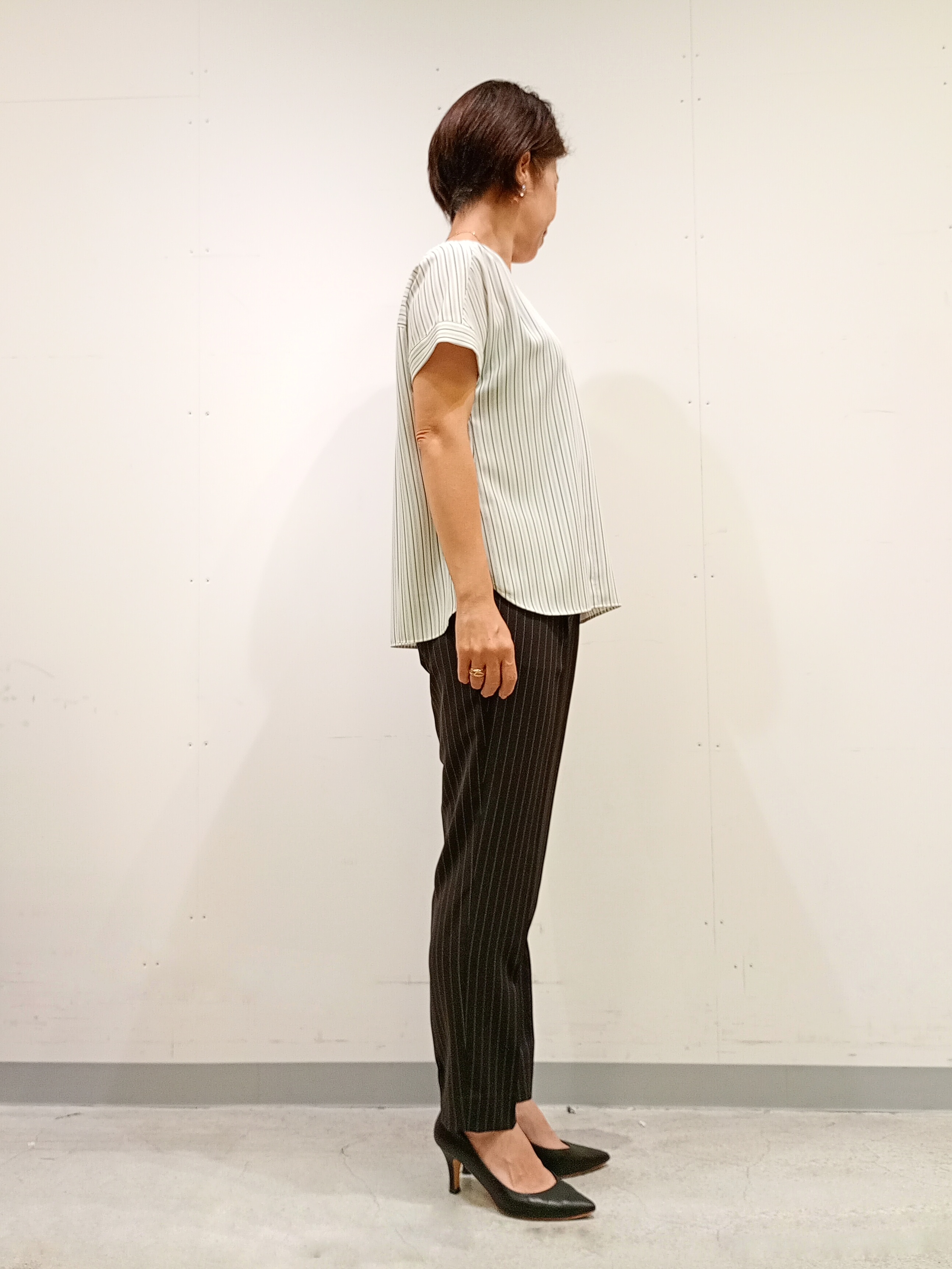 Kさんの「INDIVI｜【接触冷感/UVケア/着る日傘】カラーレスジャケット」を使ったコーディネート