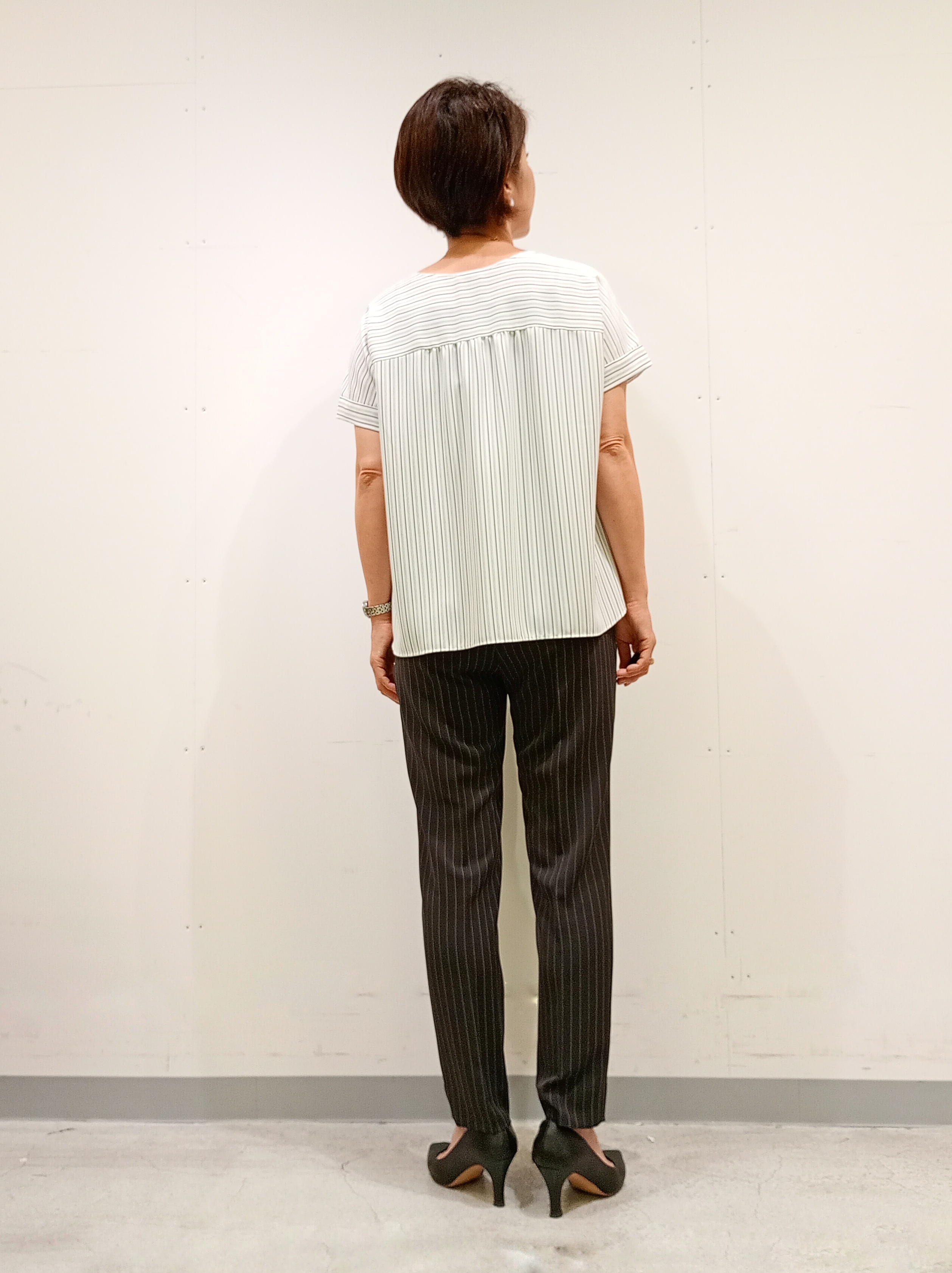 Kさんの「INDIVI｜【接触冷感/UVケア/着る日傘】カラーレスジャケット」を使ったコーディネート