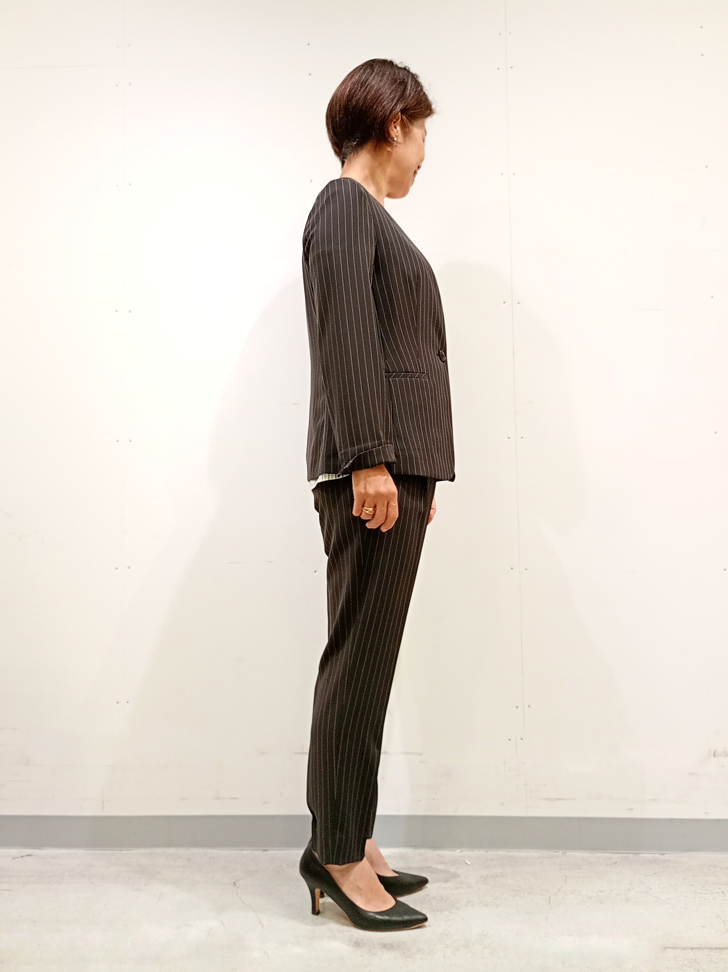 Kさんの「INDIVI｜【接触冷感/UVケア/着る日傘】カラーレスジャケット」を使ったコーディネート