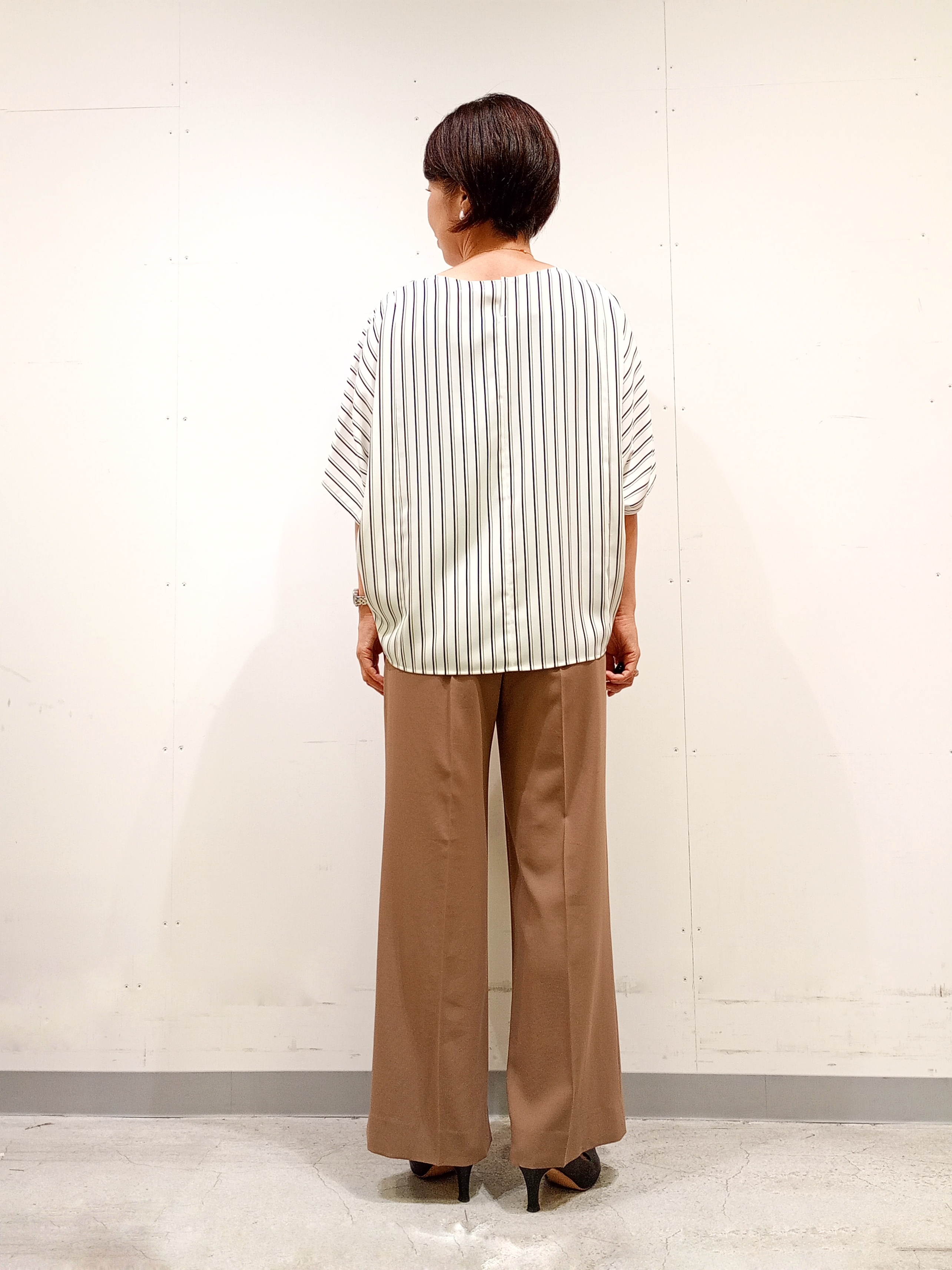 Kさんの「INDIVI｜【接触冷感/UVケア/着る日傘】ダブルジャケット」を使ったコーディネート