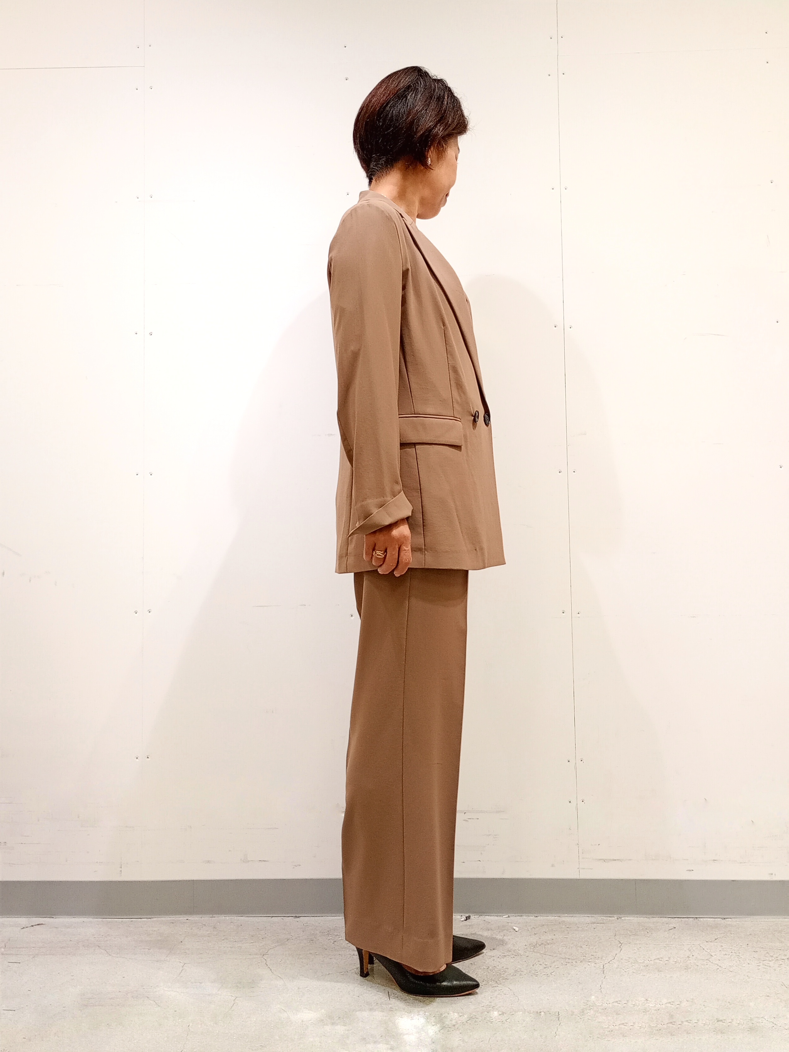 Kさんの「INDIVI｜【接触冷感/UVケア/着る日傘】ダブルジャケット」を使ったコーディネート