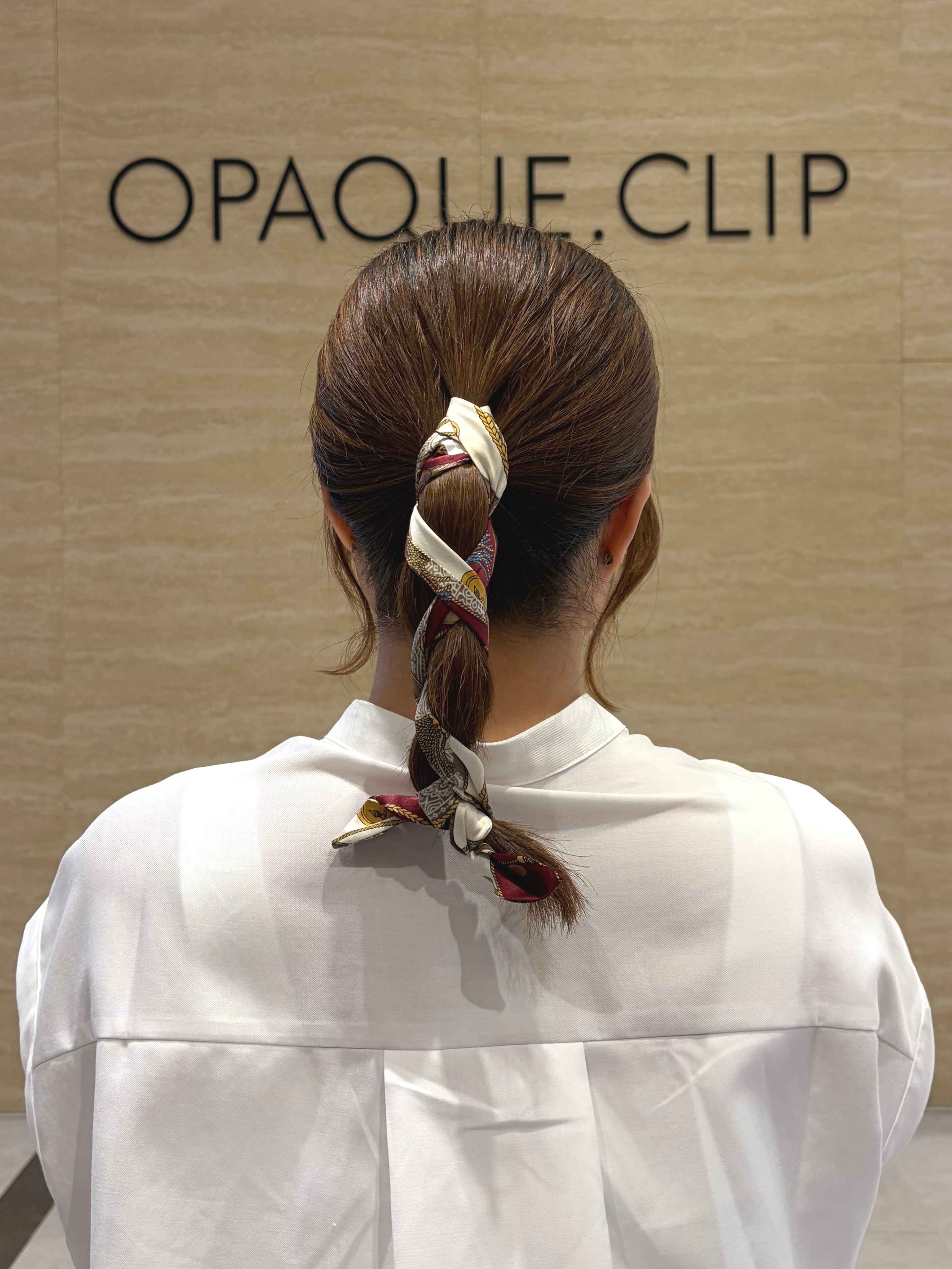 yiさんの「OPAQUE.CLIP｜フロントレースブラウス【洗濯機OK】」を使ったコーディネート