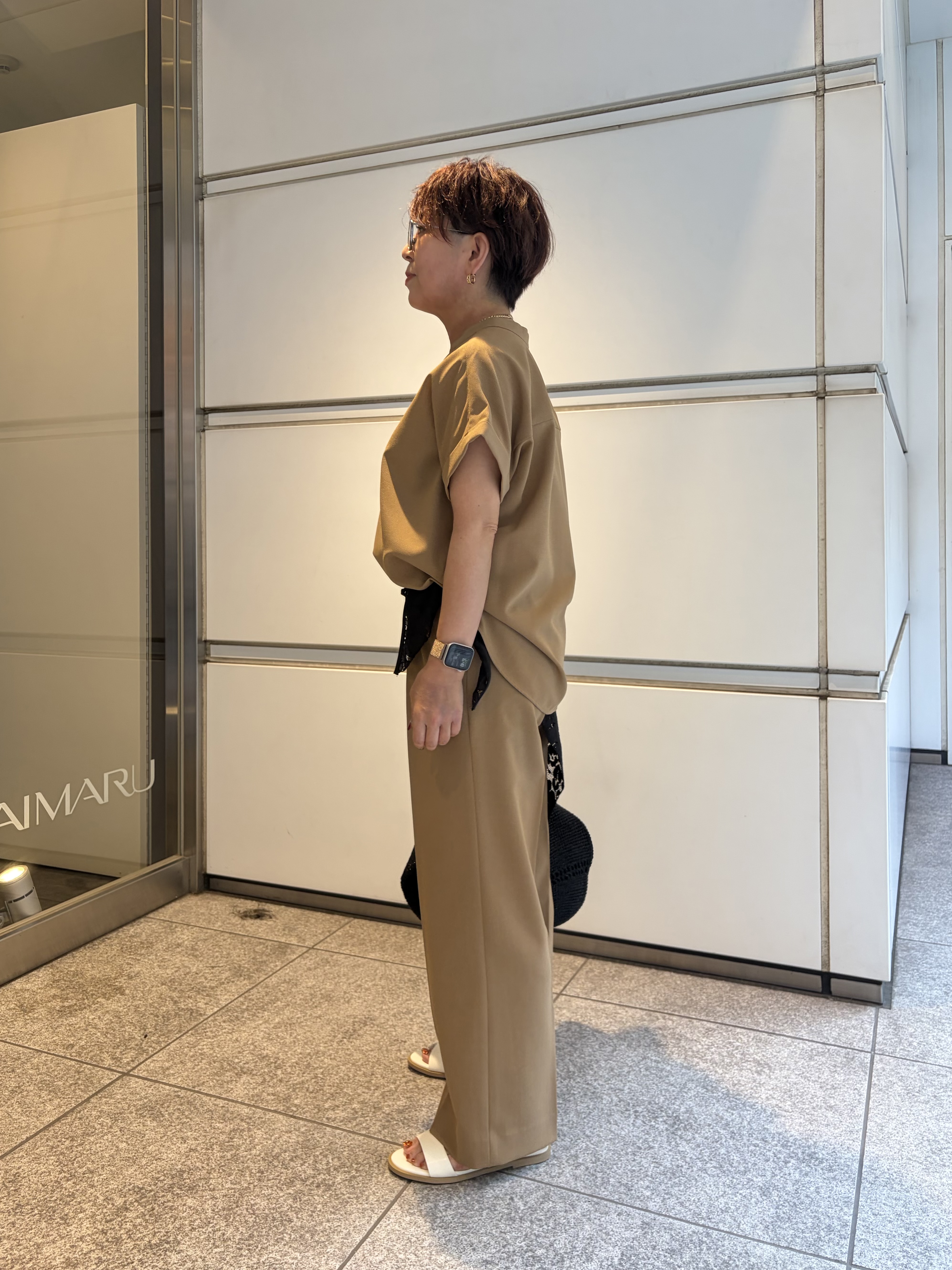sayakaさんの「UNTITLED｜【セットアップ可/UVカット】エアリークールブラウス」を使ったコーディネート