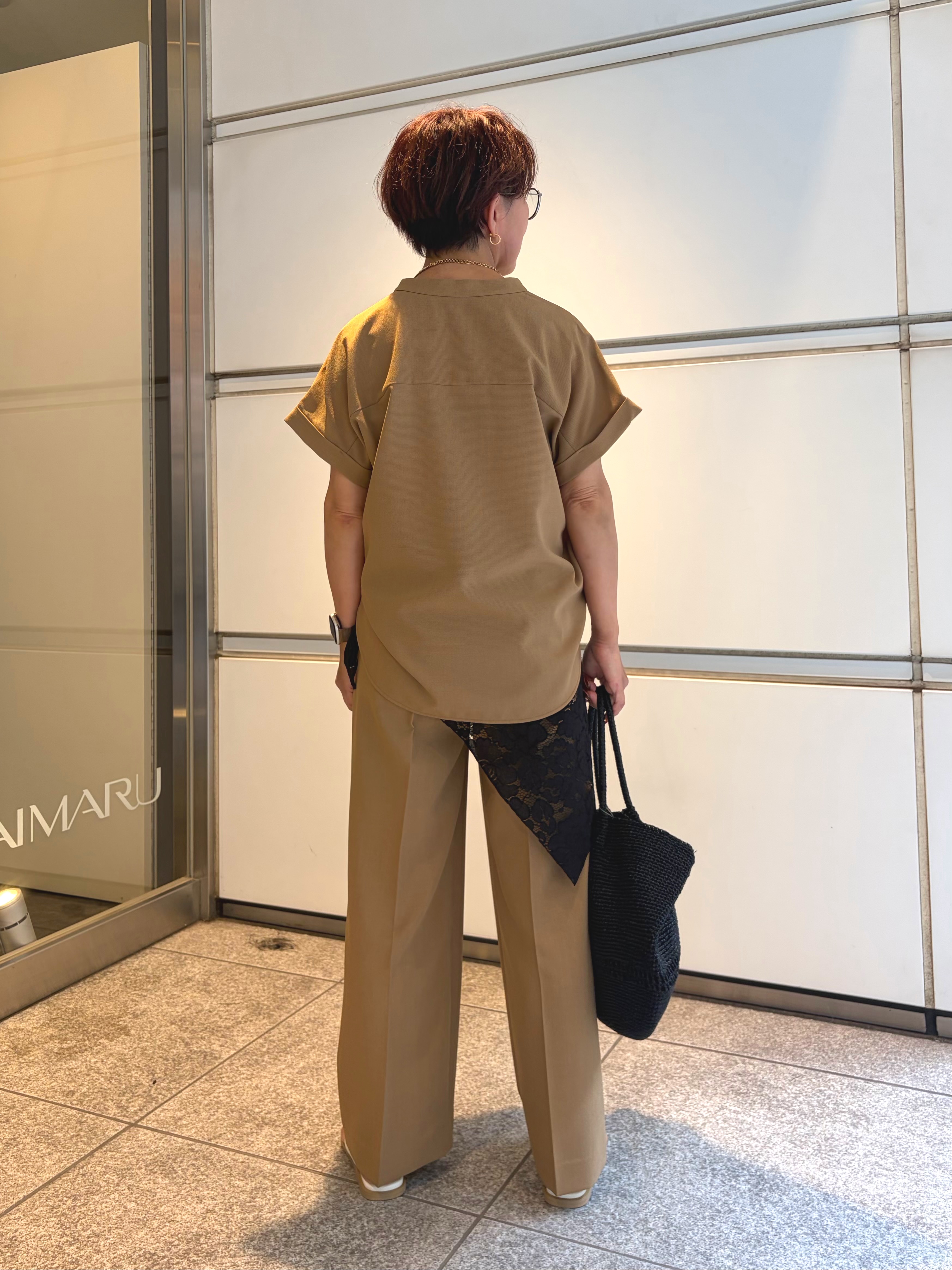 sayakaさんの「UNTITLED｜【セットアップ可/UVカット】エアリークールブラウス」を使ったコーディネート