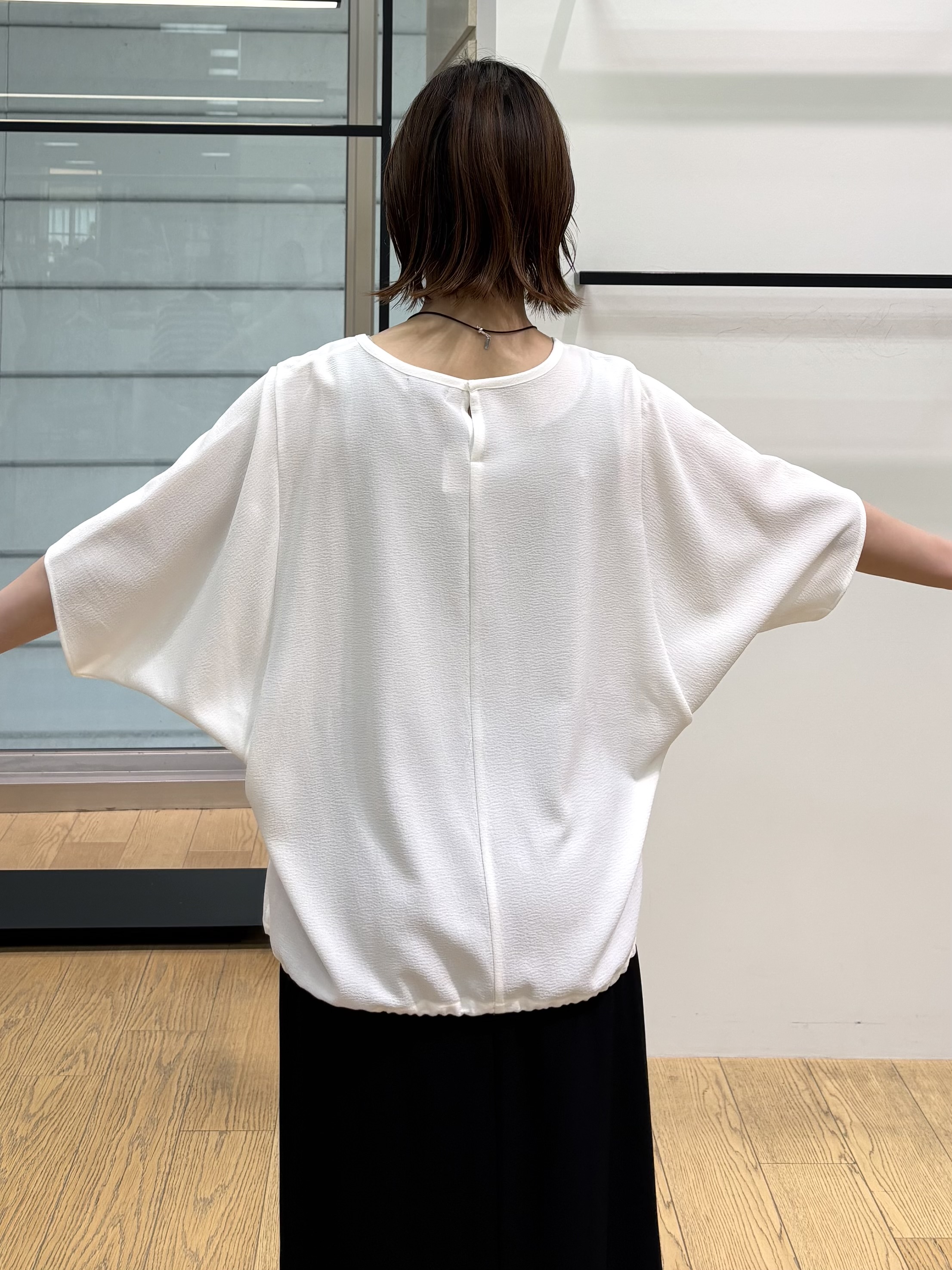 asamiさんの「INDIVI｜【洗える／2WAY／裾ドロスト付き】 ドルマンスリーブチュニックトップス」を使ったコーディネート