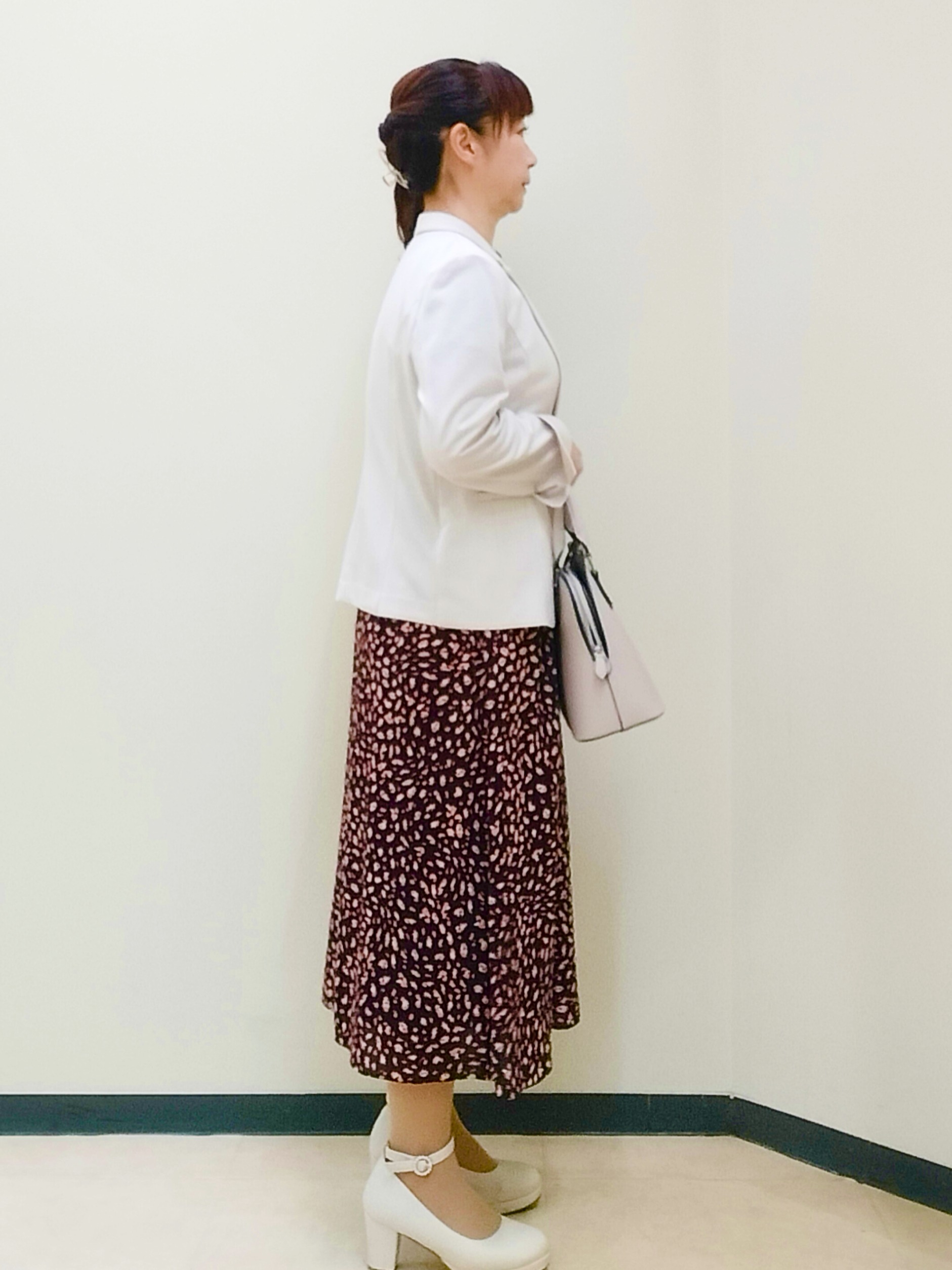 花さんの「Reflect｜【手洗い可】プリント柄ワンピース」を使ったコーディネート