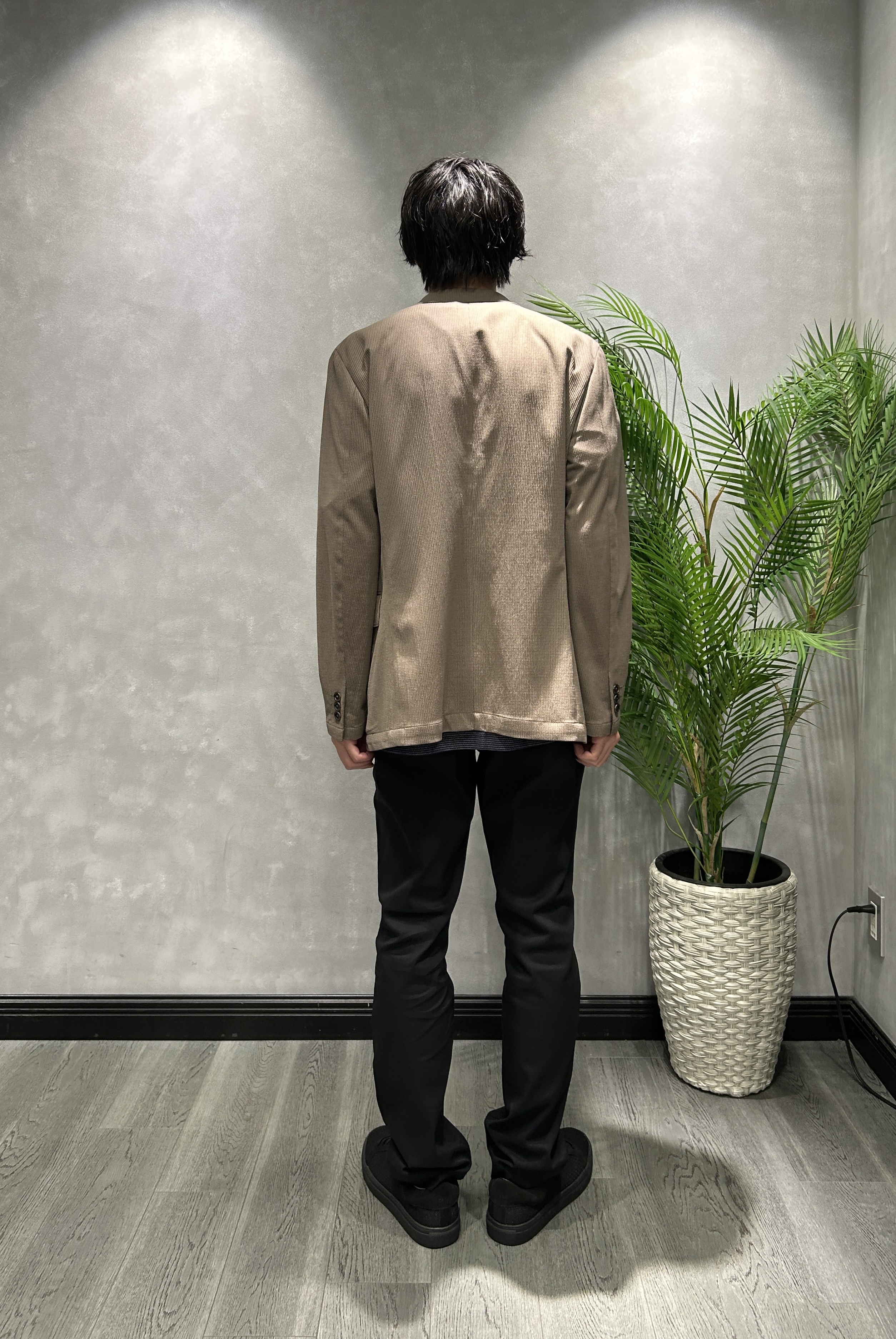ruiさんの「TAKEO KIKUCHI｜【Begin5月号掲載/通気性】トリコットサッカー ジャケット」を使ったコーディネート