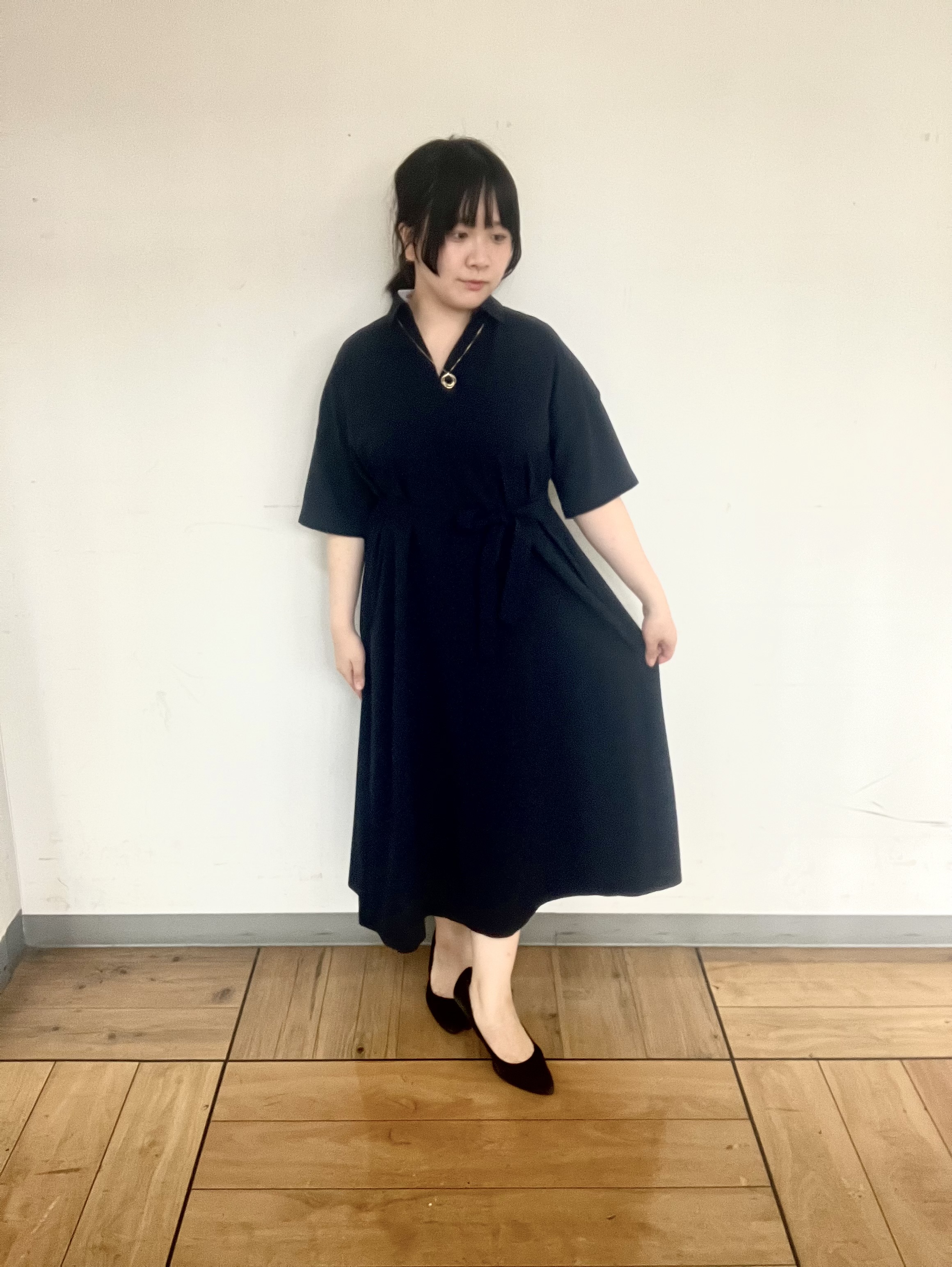 Mizukiさんの「UNTITLED｜【初秋も活躍/UVカット/接触冷感】エアリークールワンピース」を使ったコーディネート