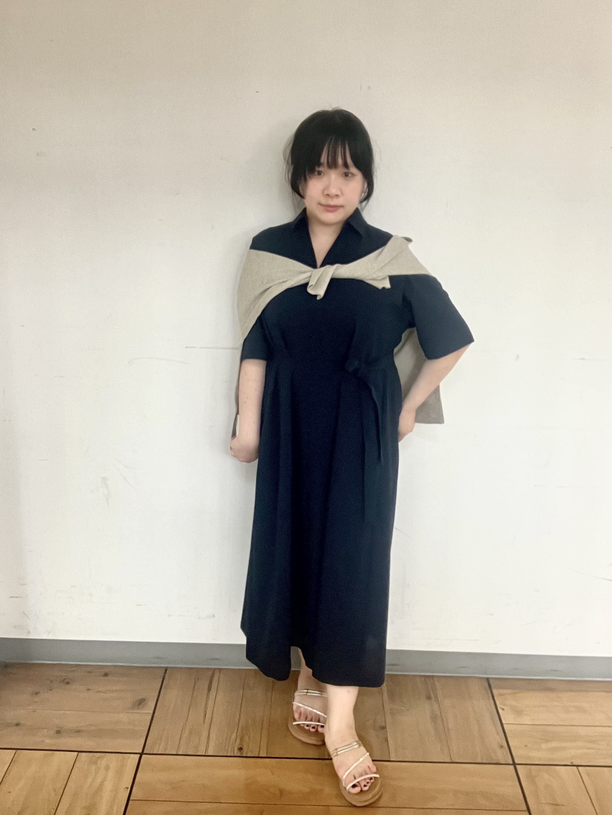 Mizukiさんの「UNTITLED｜【初秋も活躍/UVカット/接触冷感】エアリークールワンピース」を使ったコーディネート
