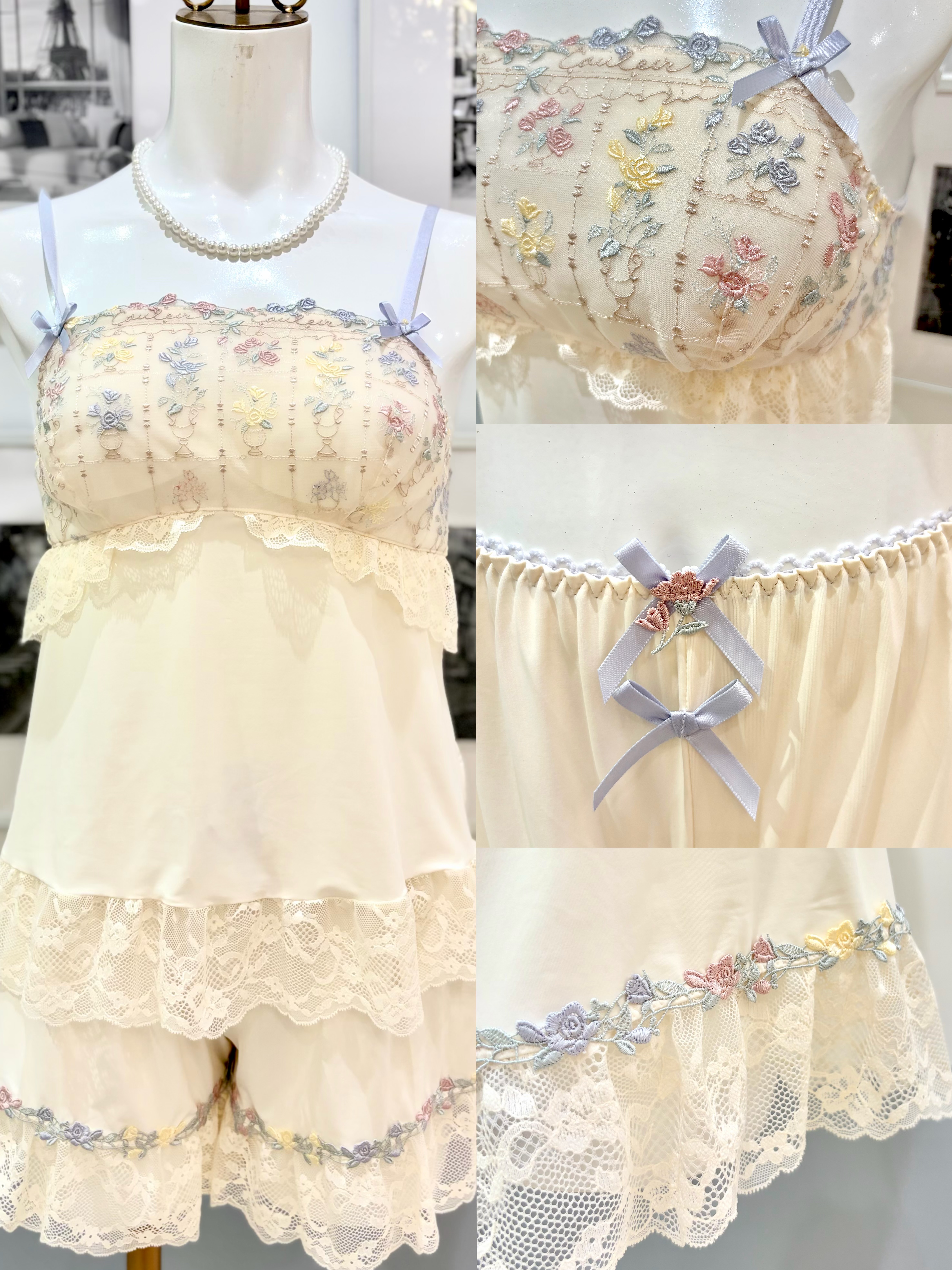 Rieさんの「Risa Magli｜ブライア ブラジャー （B－C） ＜リサマリミラクル谷間ブラ＞」を使ったコーディネート