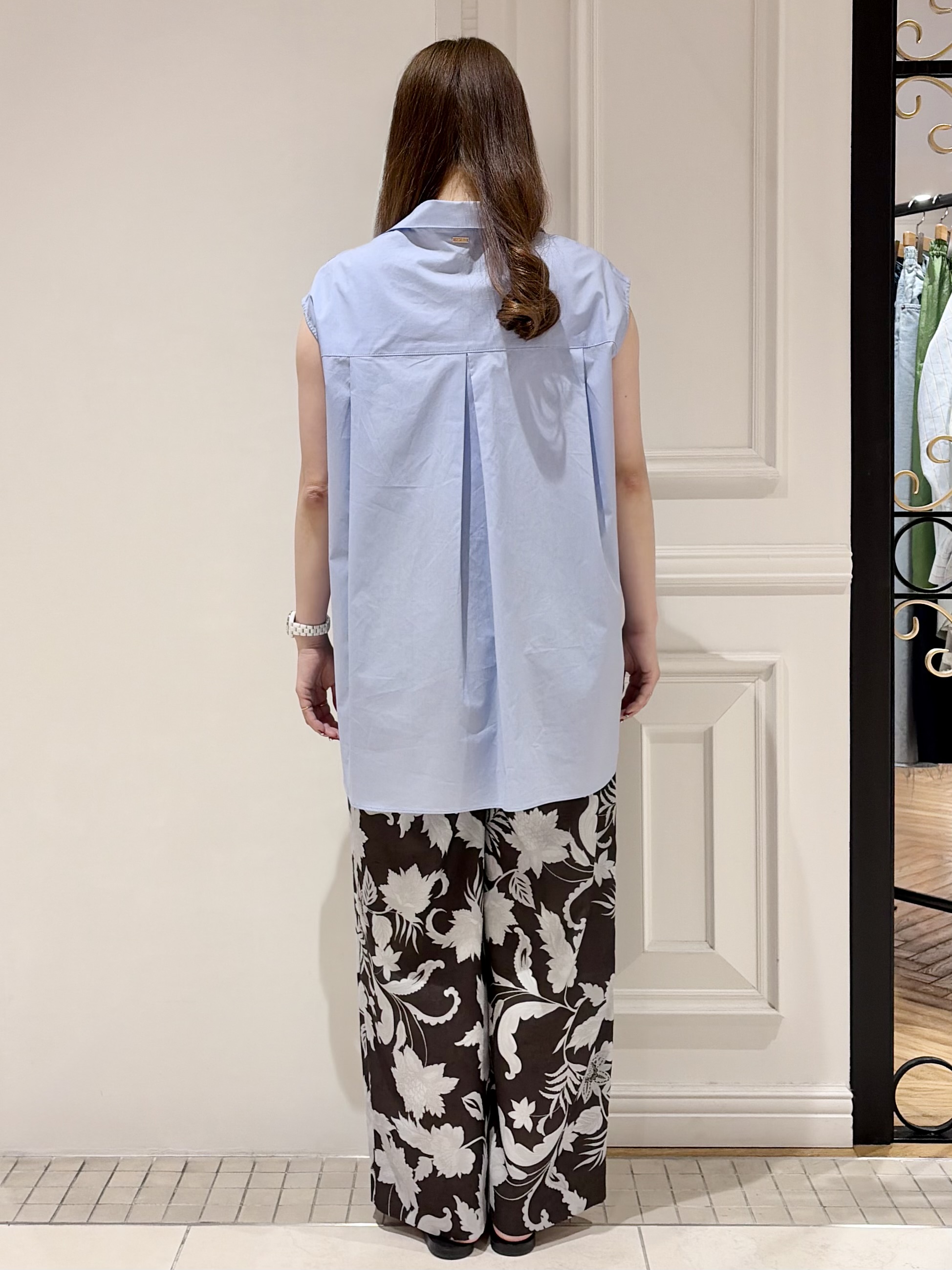 minowaさんの「DRESSTERIOR｜フレンチスリーブ スキッパーブラウス」を使ったコーディネート
