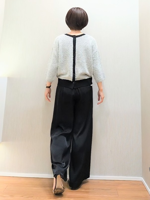 ミズタさんの「UNTITLED｜【ジャケットライク/前後2WAY】コットン混カールプルオーバー」を使ったコーディネート