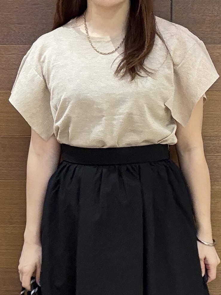 maichiさんの「OPAQUE.CLIP｜『STORY Web7月掲載』ドライタッチラメニット《UV／洗える／6col》」を使ったコーディネート