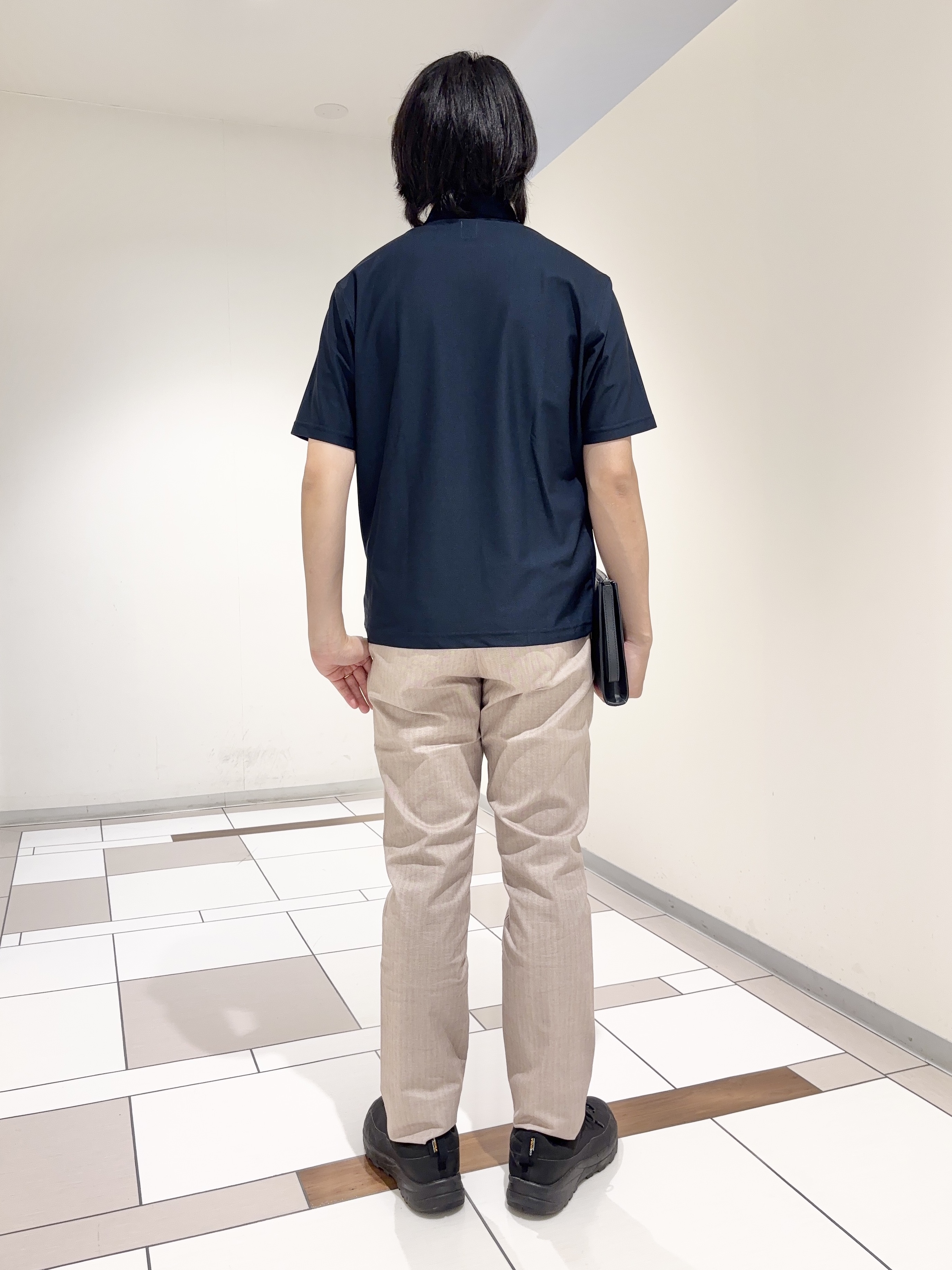 及川さんの「TAKEO KIKUCHI｜【通気性】AIR TOOL ポロシャツ」を使ったコーディネート