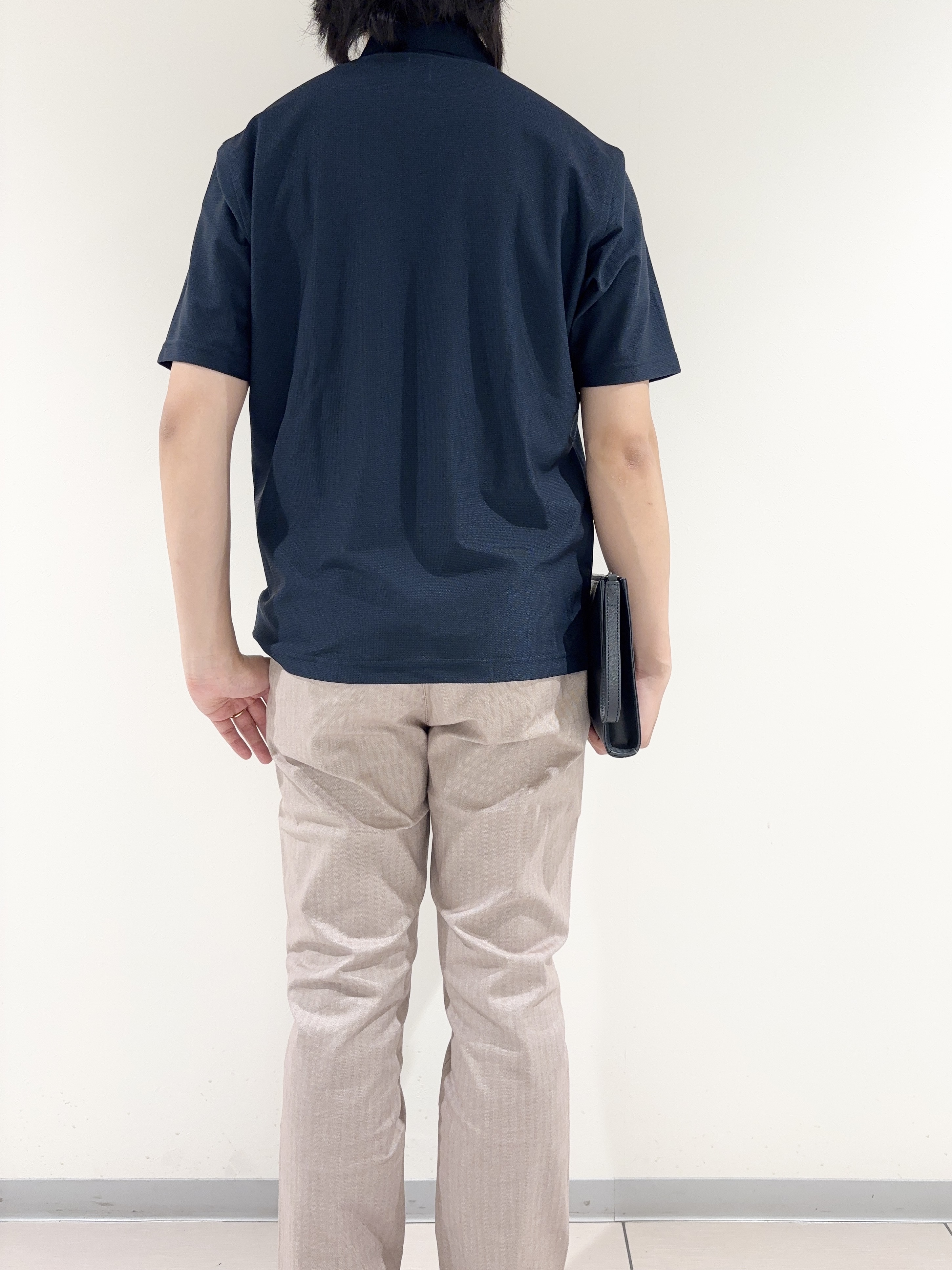 及川さんの「TAKEO KIKUCHI｜【通気性】AIR TOOL ポロシャツ」を使ったコーディネート