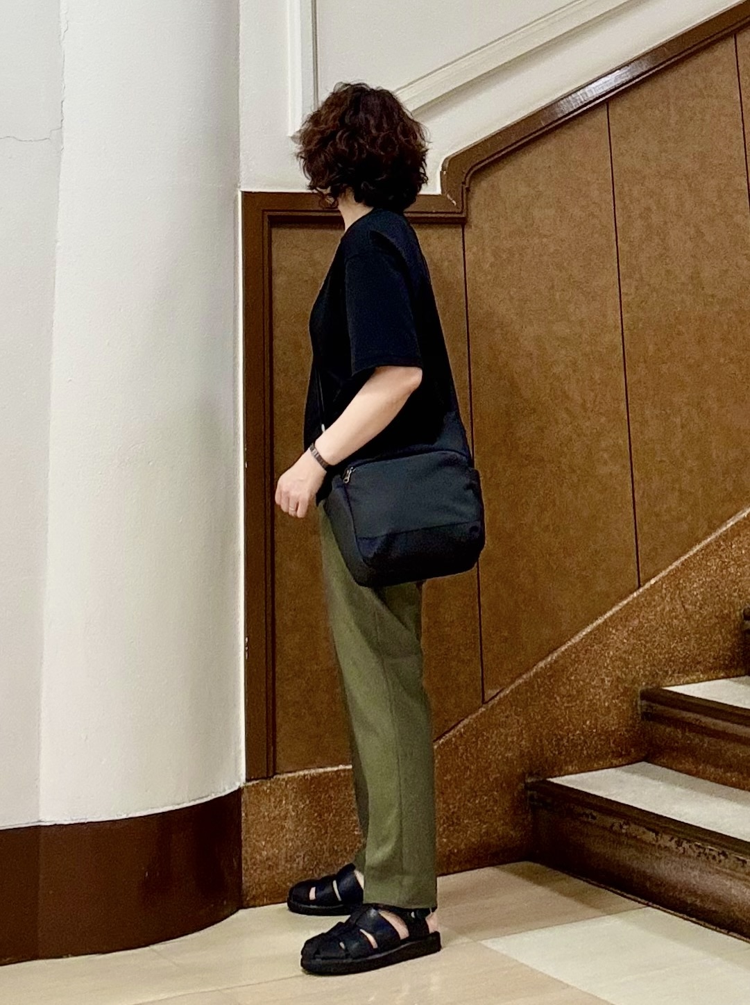 のぐみさんの「TAKEO KIKUCHI｜【接触冷感】アイスクリアコットン Tシャツ」を使ったコーディネート