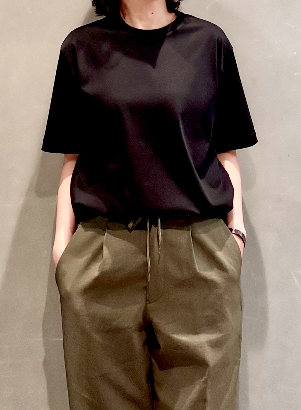のぐみさんの「TAKEO KIKUCHI｜【接触冷感】アイスクリアコットン Tシャツ」を使ったコーディネート