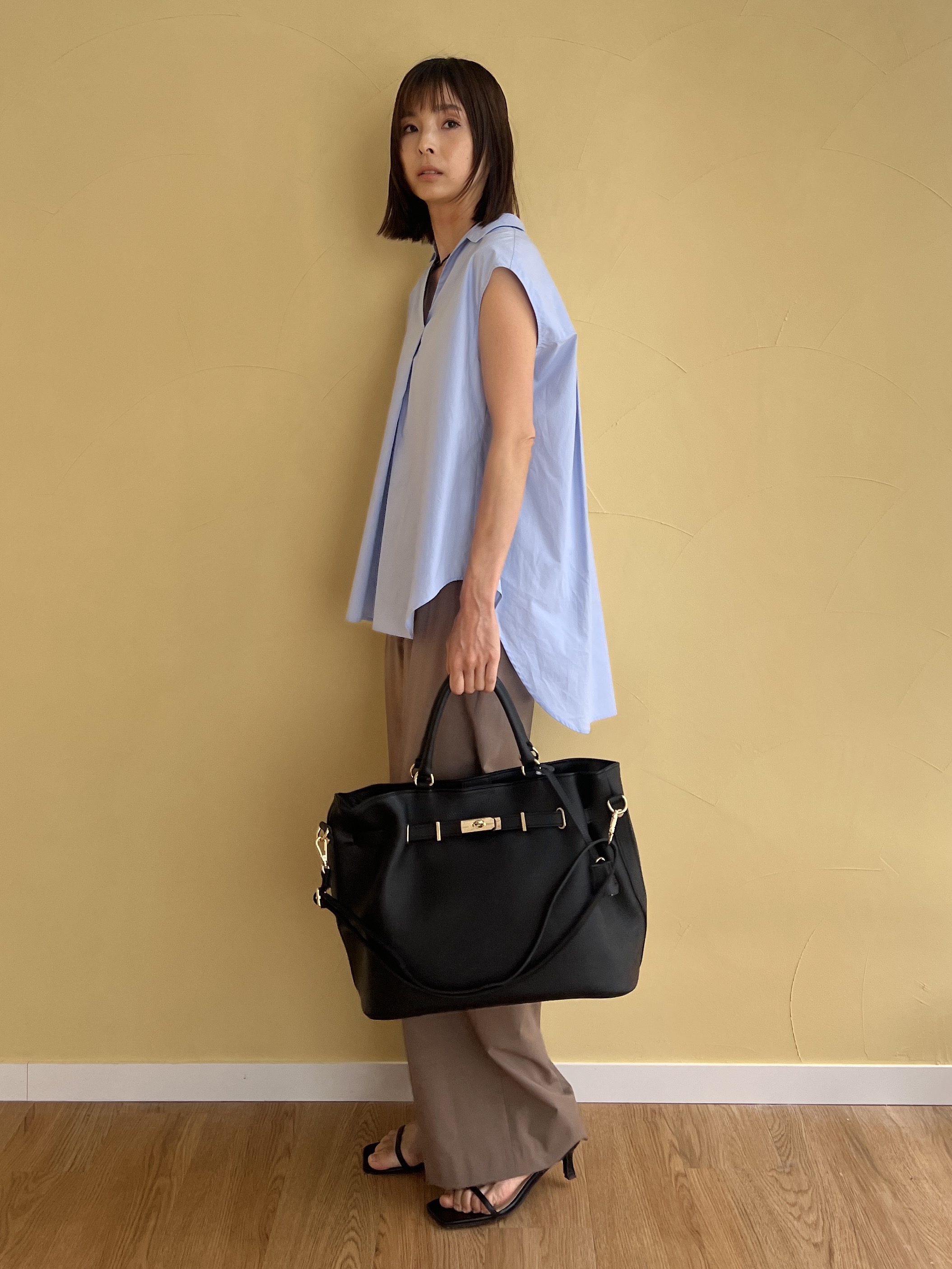 misaさんの「DRESSTERIOR｜フレンチスリーブ スキッパーブラウス」を使ったコーディネート