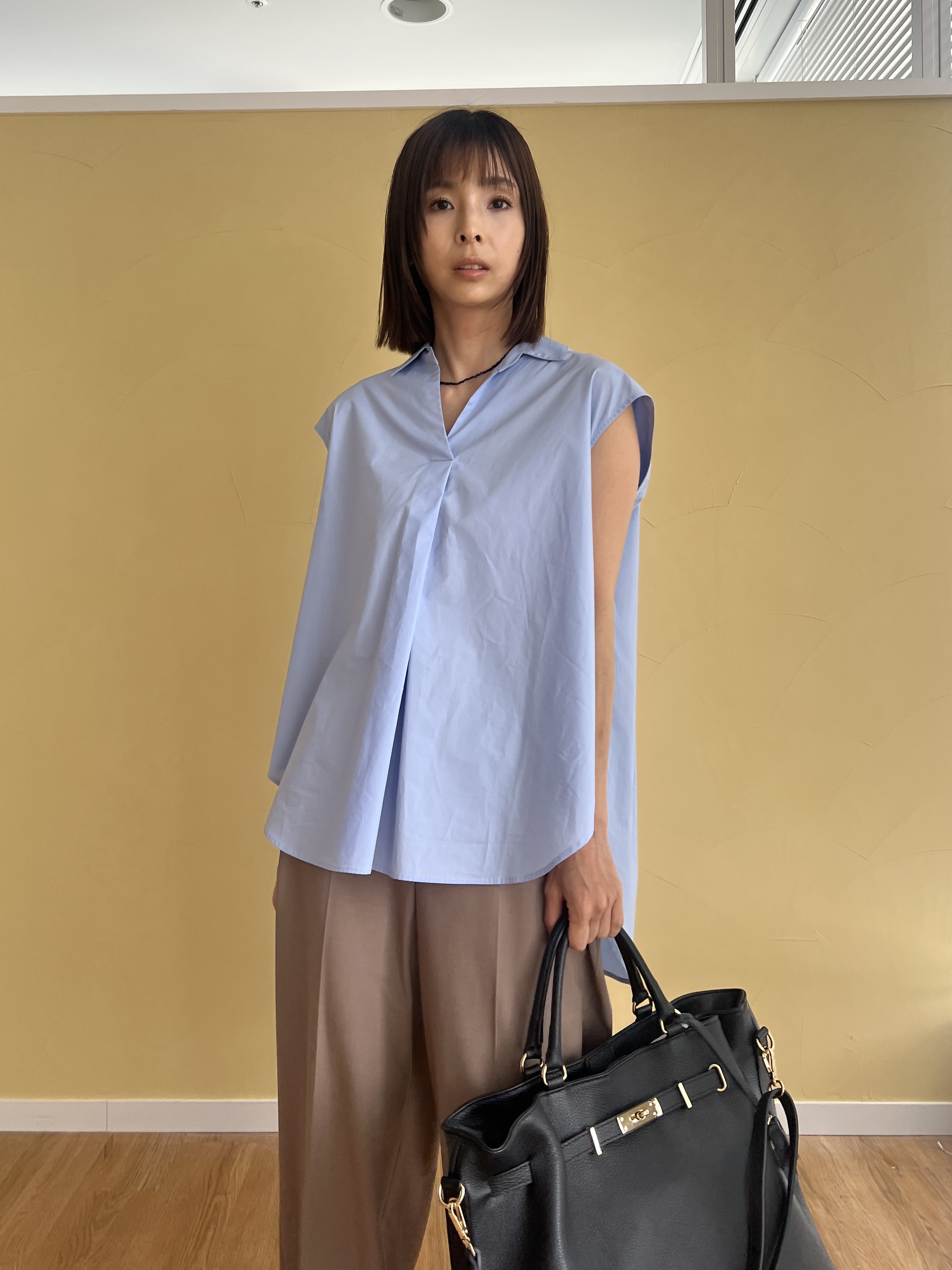 misaさんの「DRESSTERIOR｜フレンチスリーブ スキッパーブラウス」を使ったコーディネート