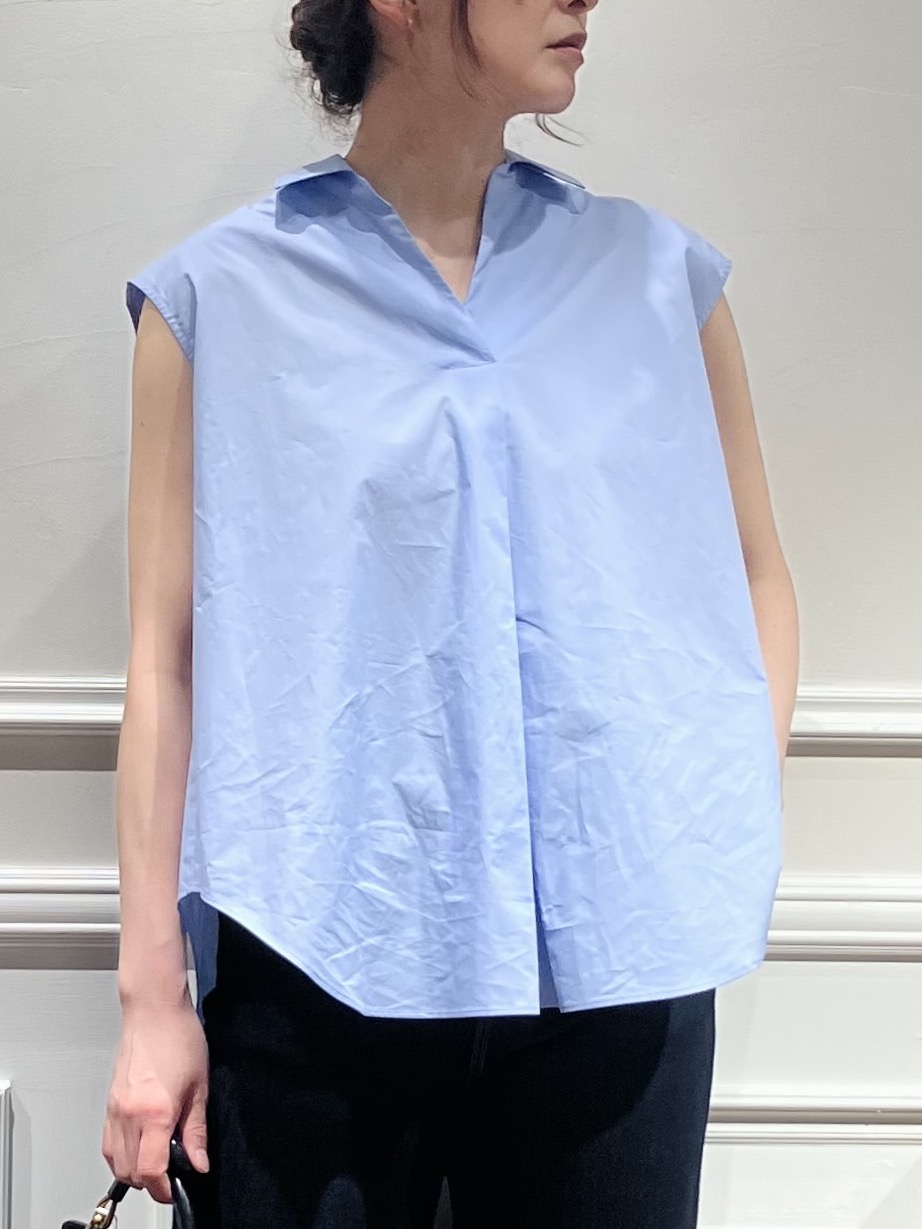 TSUKUIさんの「DRESSTERIOR｜フレンチスリーブ スキッパーブラウス」を使ったコーディネート