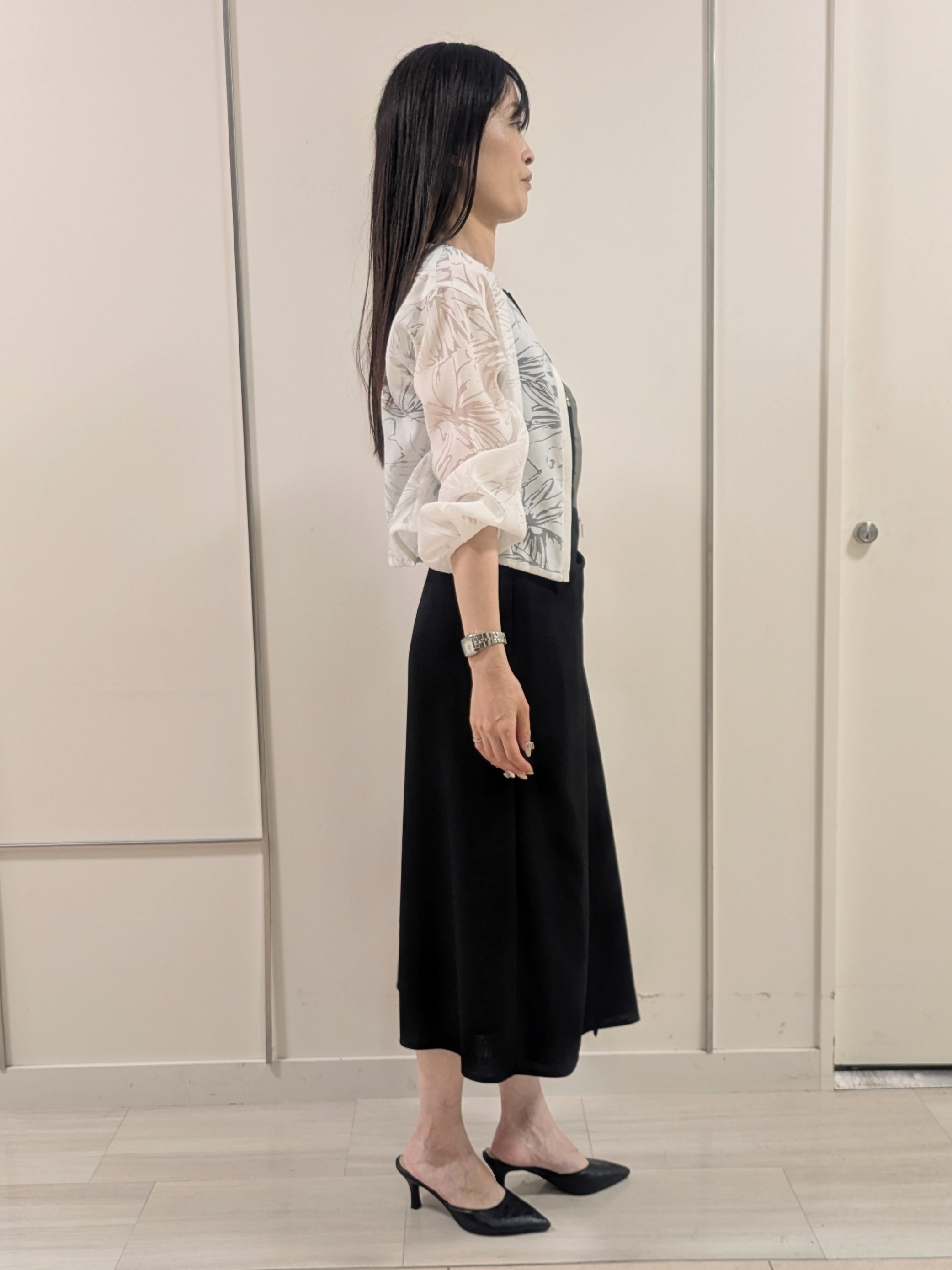 mikiさんの「COUP DE CHANCE｜【日本製】 ラップデザインワンピース」を使ったコーディネート