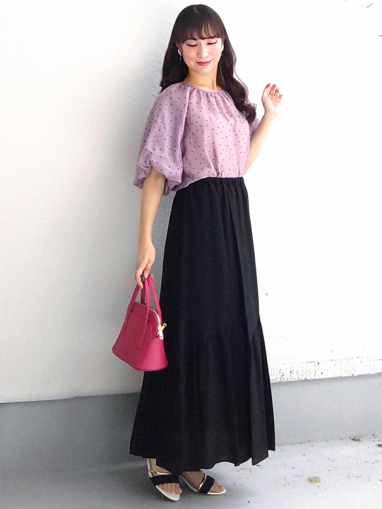 keinaさんの「SunaUna｜シアードットブラウス」を使ったコーディネート