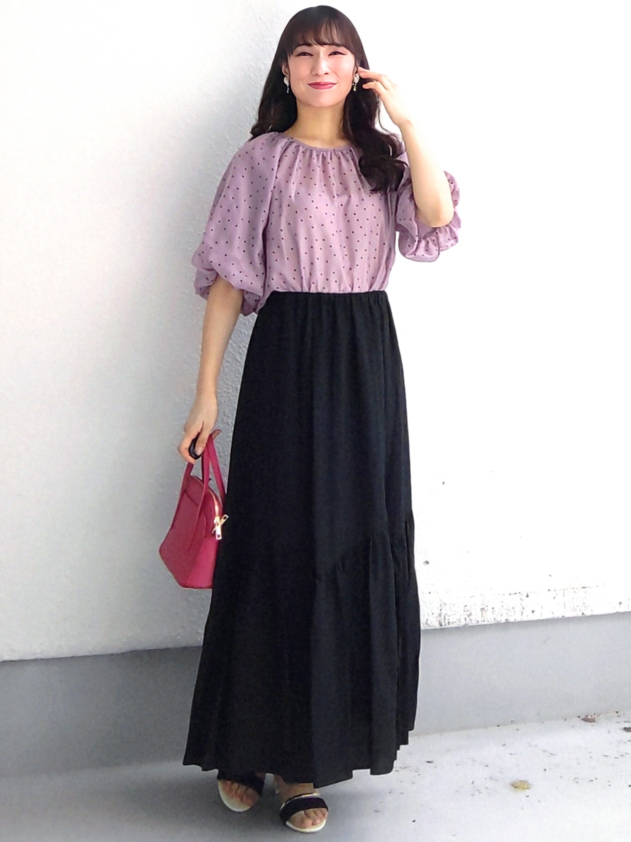 keinaさんの「SunaUna｜シアードットブラウス」を使ったコーディネート