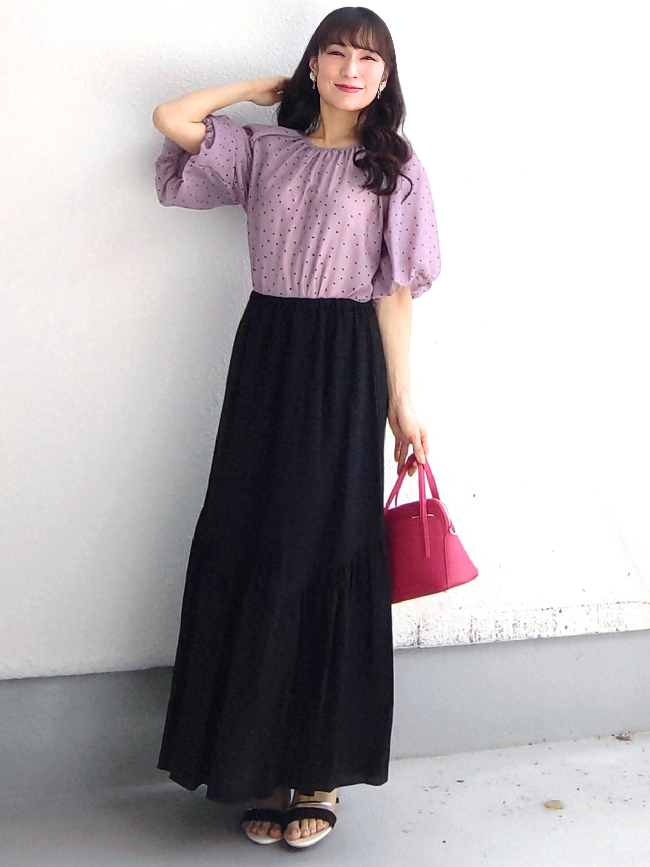 keinaさんの「SunaUna｜シアードットブラウス」を使ったコーディネート