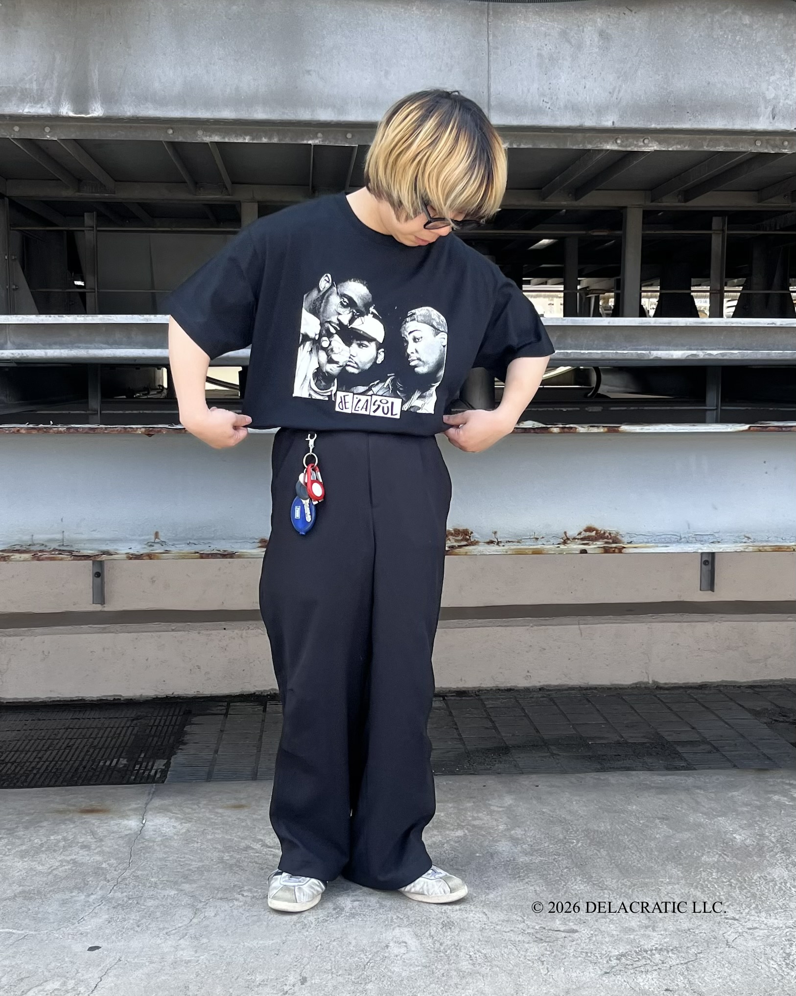 taigaさんの「tk.TAKEO KIKUCHI｜【UVカット／ストレッチ】NEUTRAXシリーズ パラシュートパンツ」を使ったコーディネート