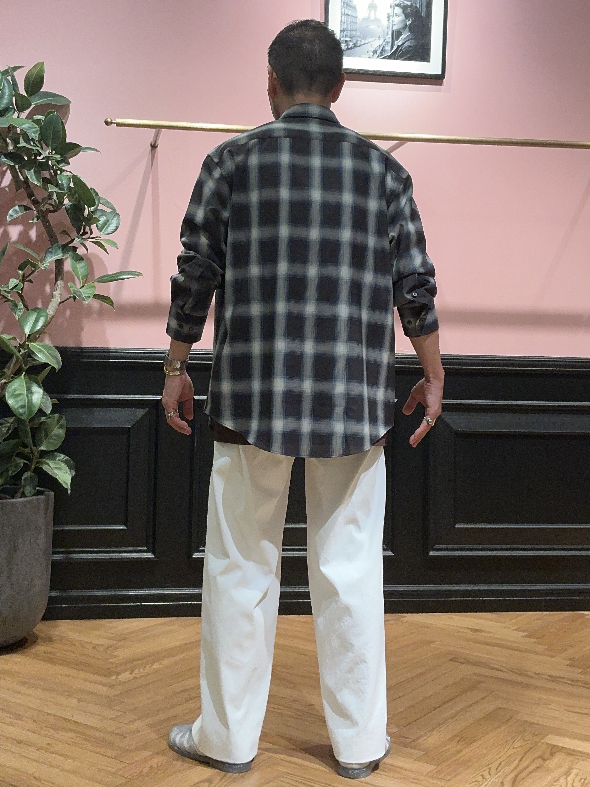 torigoeさんの「DRESSTERIOR｜【日本製】オンブレーチェックシャツ」を使ったコーディネート