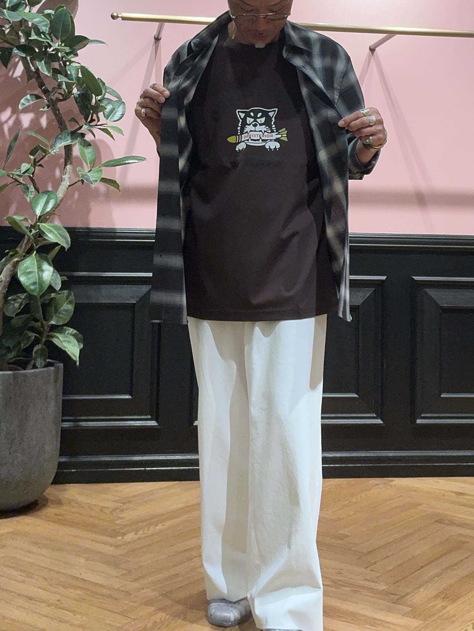torigoeさんの「DRESSTERIOR｜【日本製】オンブレーチェックシャツ」を使ったコーディネート