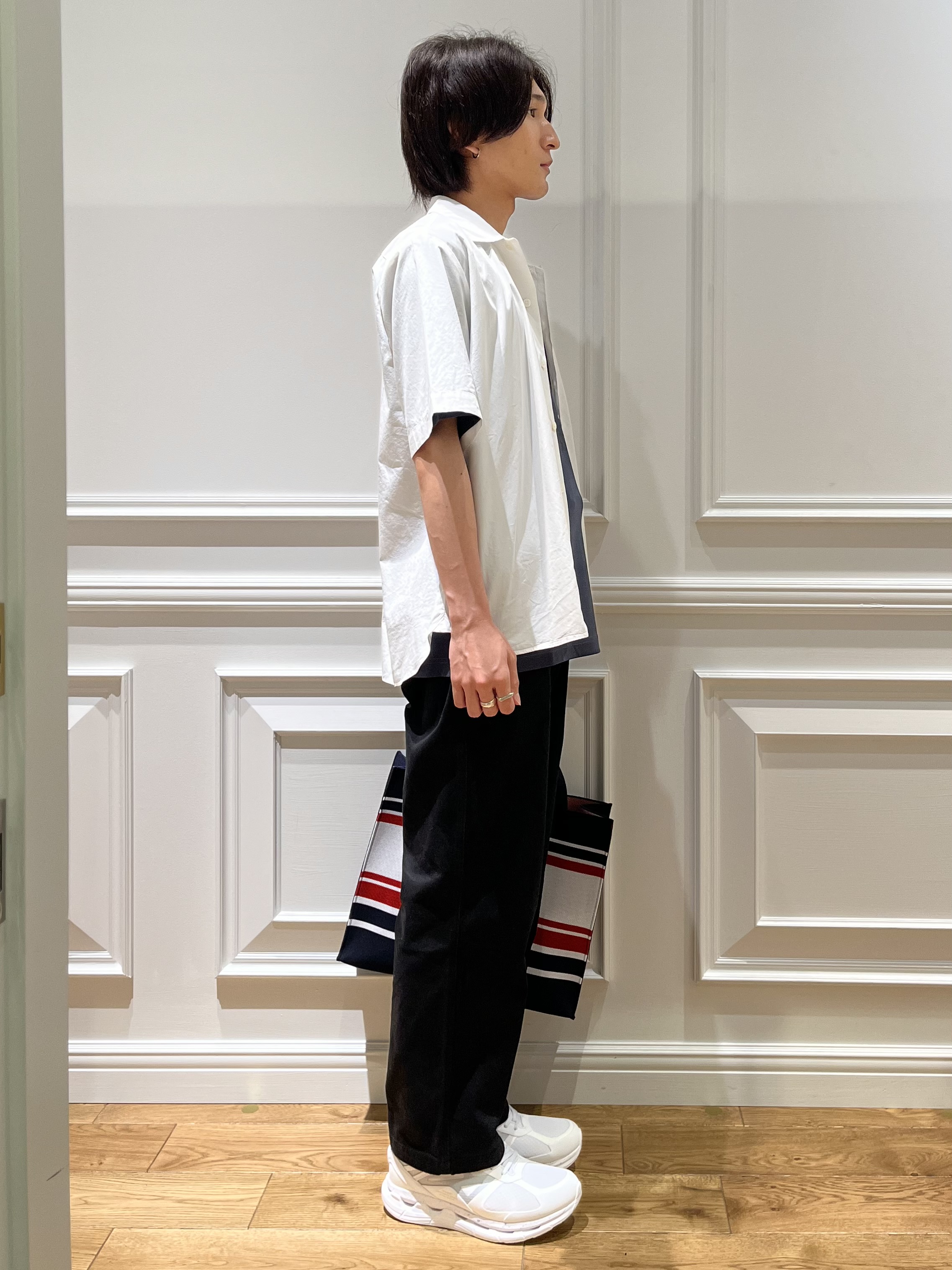 Watanabeさんの「DRESSTERIOR｜DANTON（ダントン）ワークシャツ ショートスリーブシャツ」を使ったコーディネート