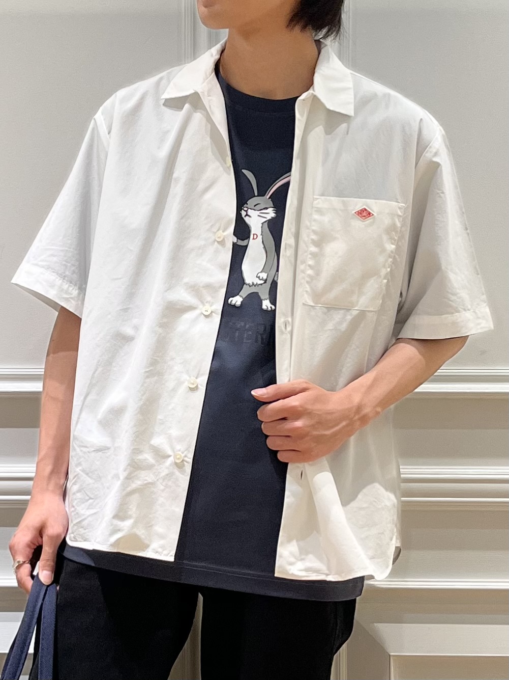 Watanabeさんの「DRESSTERIOR｜DANTON（ダントン）ワークシャツ ショートスリーブシャツ」を使ったコーディネート