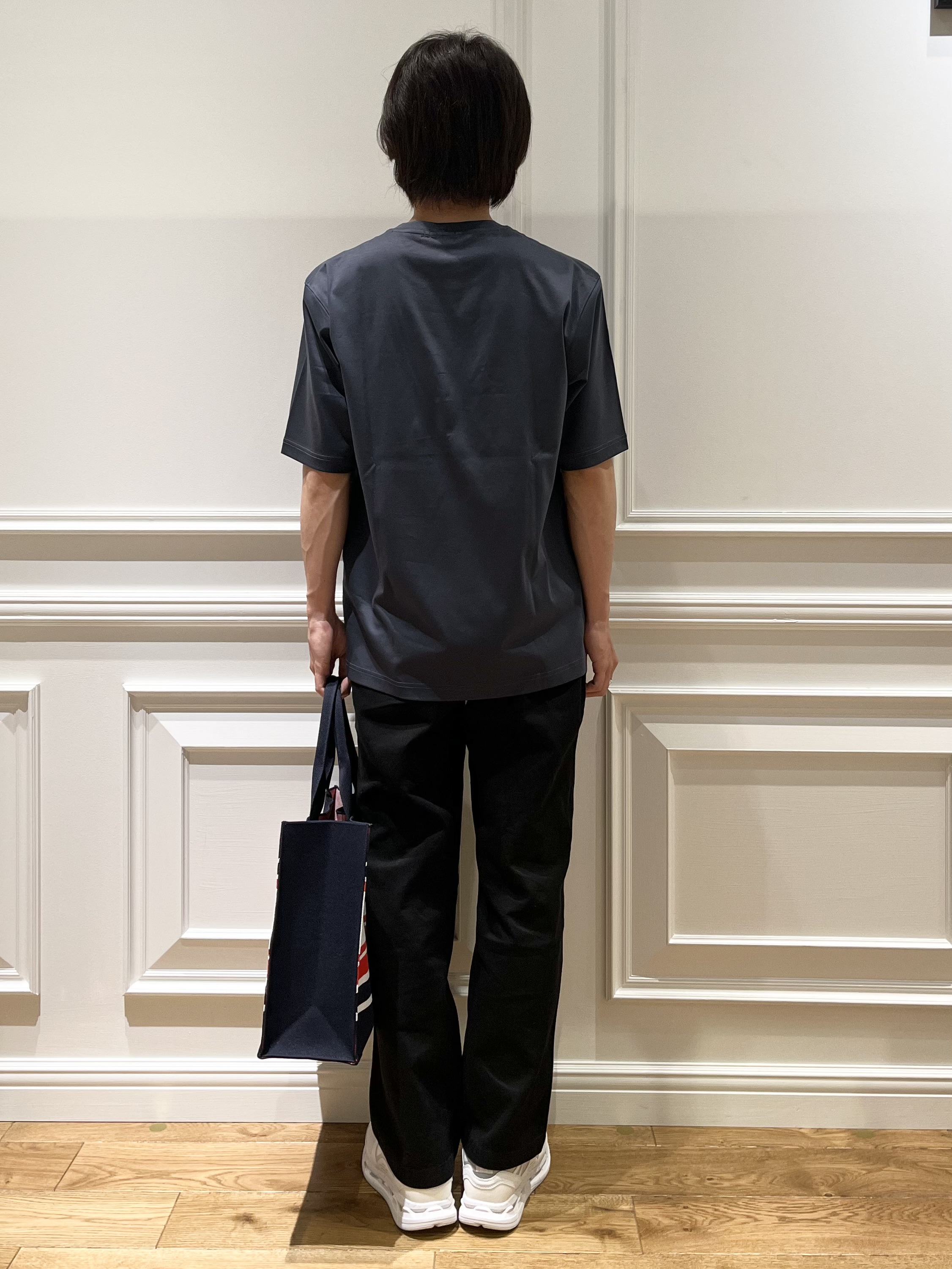 Watanabeさんの「DRESSTERIOR｜【接触冷感／抗菌防臭／消臭】ICE CLEAR COTTON ガンラビットTシャツ」を使ったコーディネート