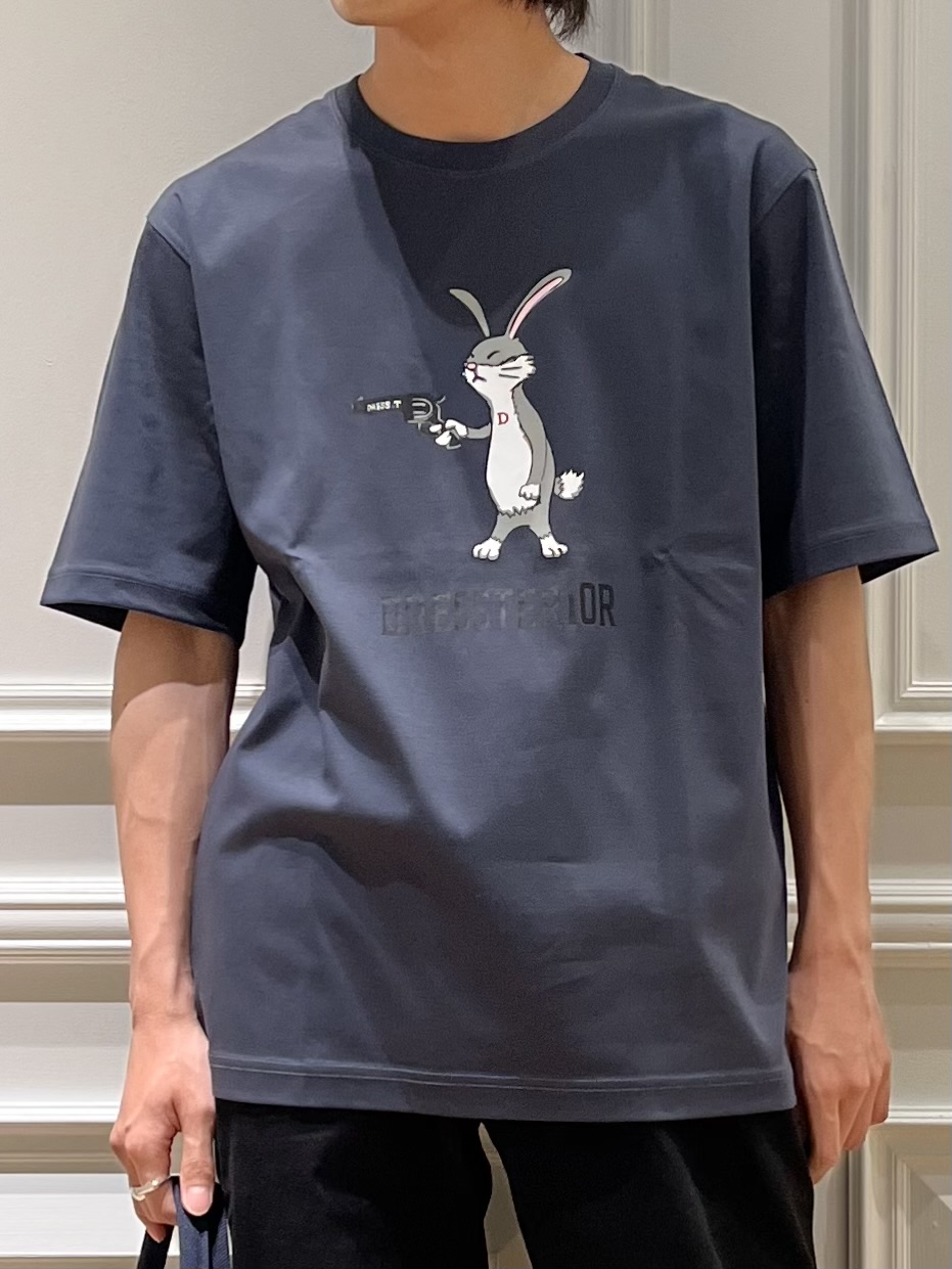 Watanabeさんの「DRESSTERIOR｜【接触冷感／抗菌防臭／消臭】ICE CLEAR COTTON ガンラビットTシャツ」を使ったコーディネート