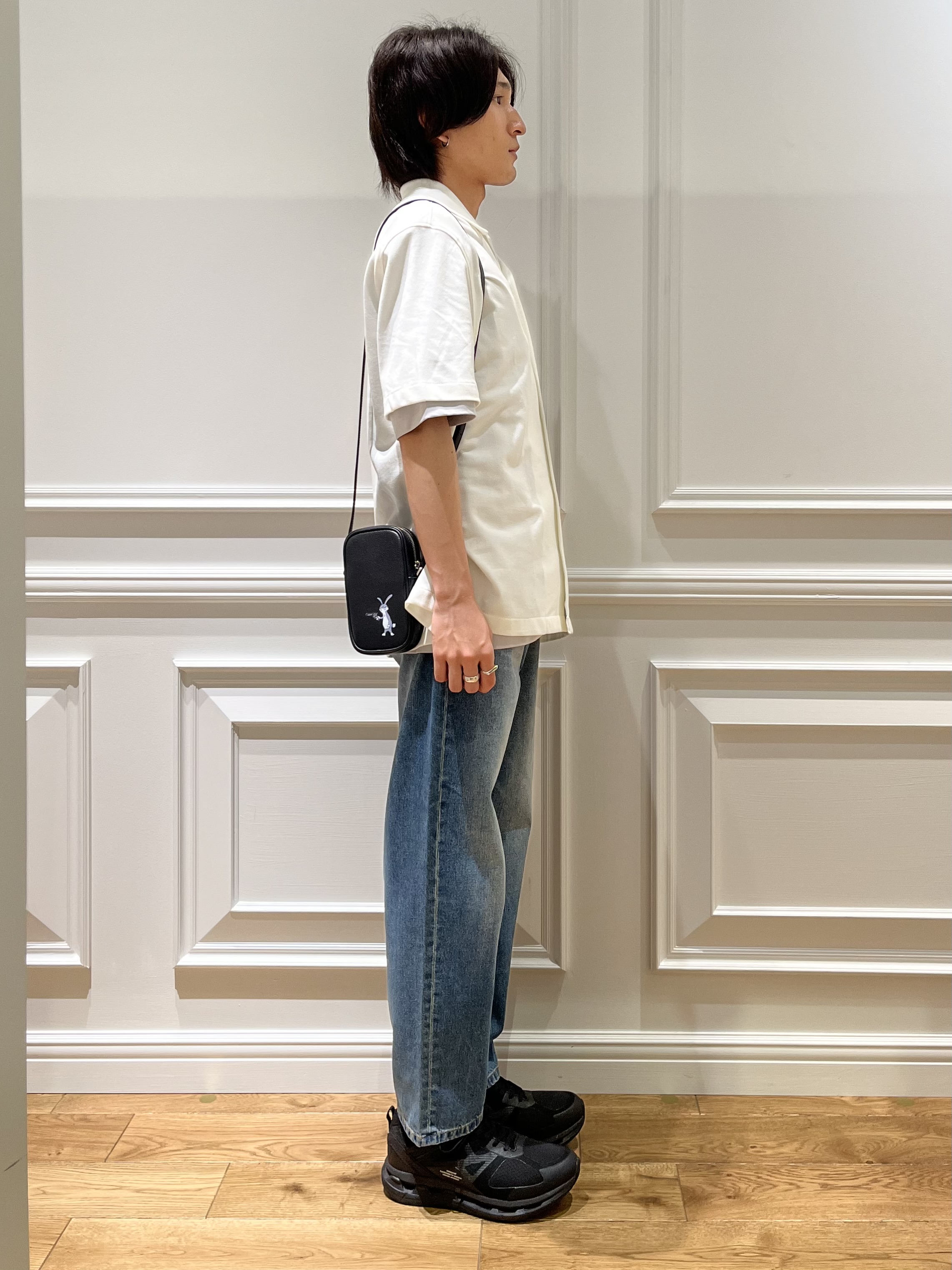 Watanabeさんの「DRESSTERIOR｜◆LACOSTE（ラコステ）WOVEN SHIRT｜Tシャツ」を使ったコーディネート
