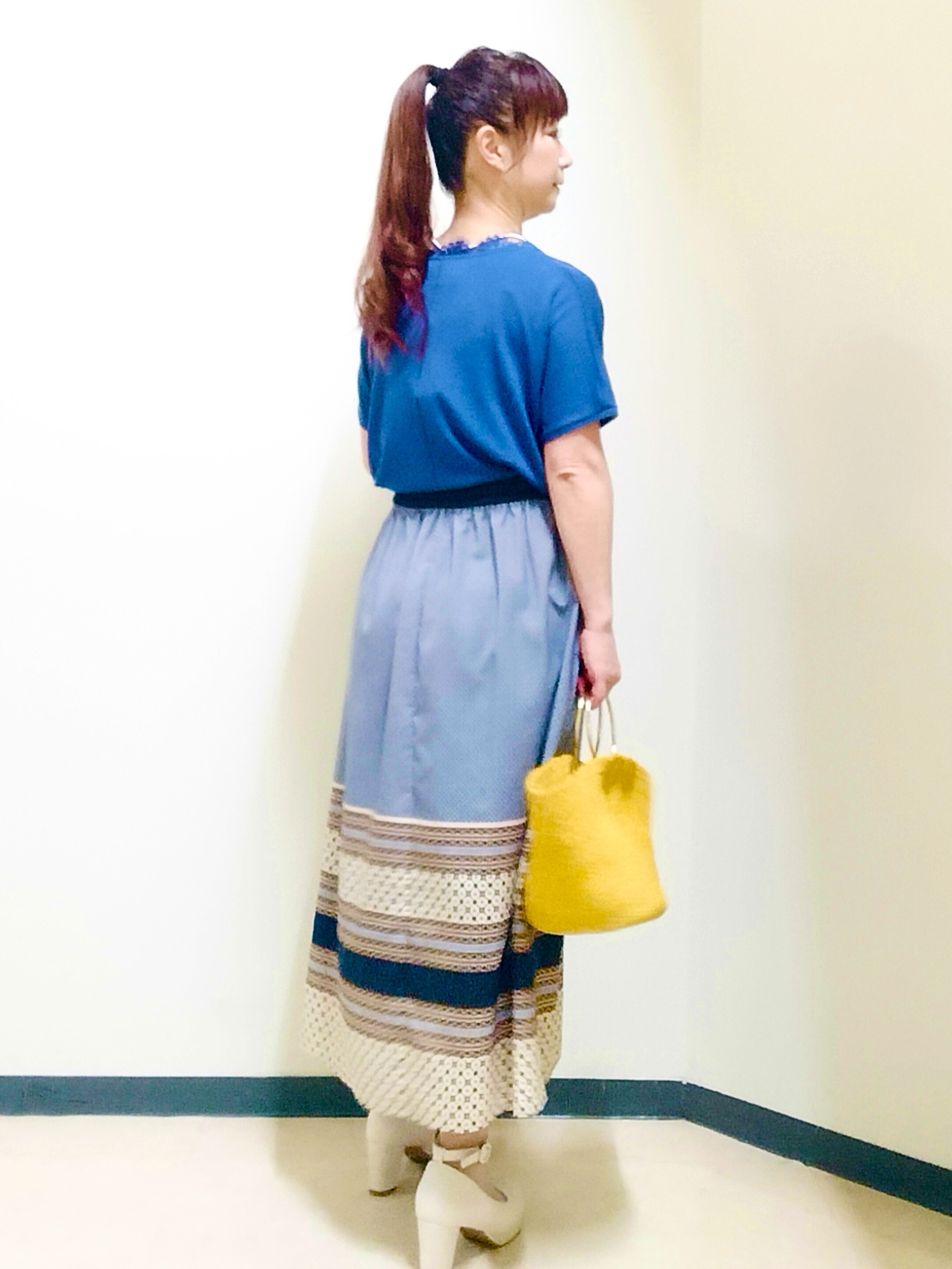 花さんの「Reflect｜フロントファスナーシアーブルゾン」を使ったコーディネート