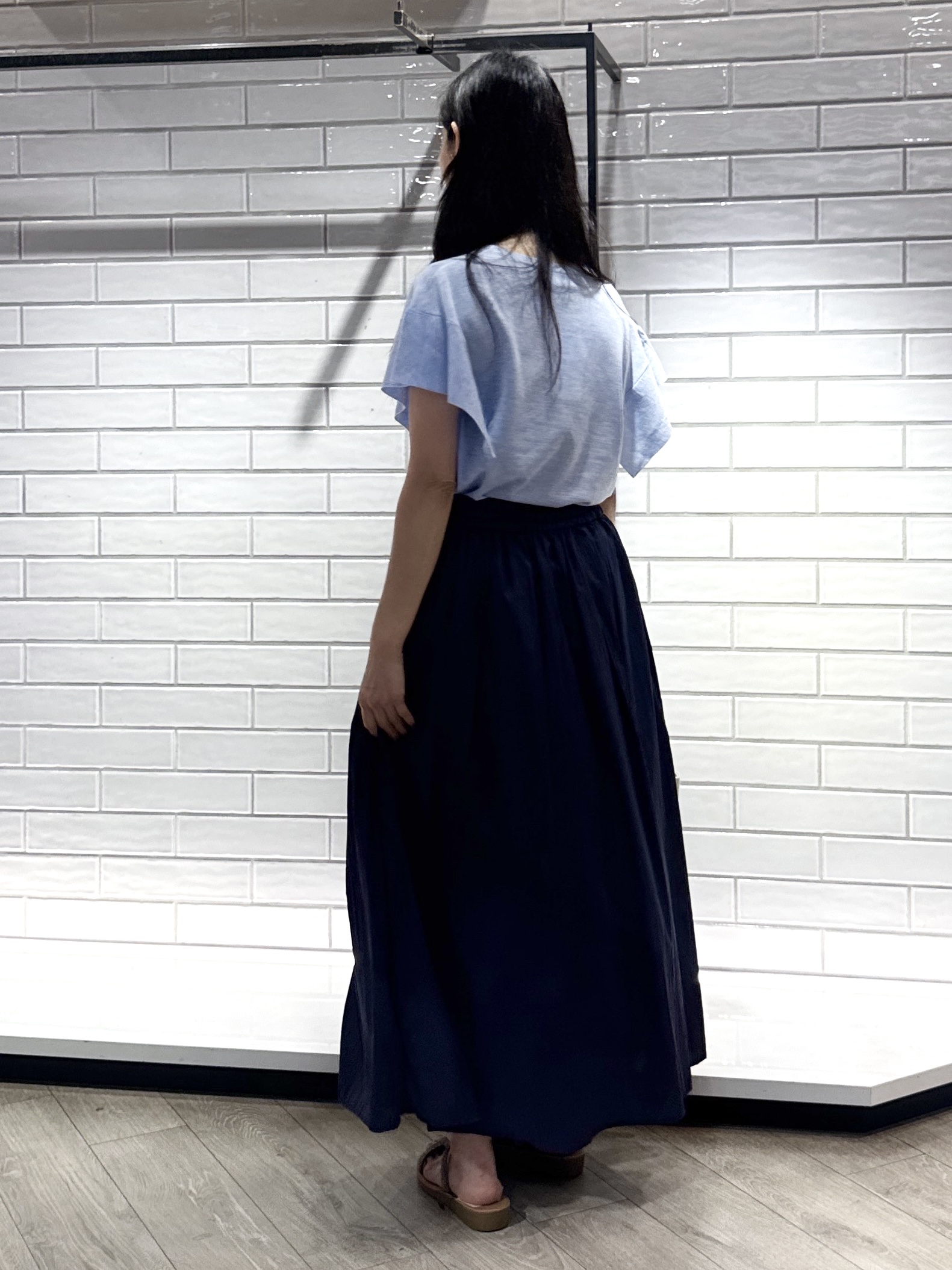 yuicciさんの「OPAQUE.CLIP｜『STORY Web7月掲載』ドライタッチラメニット《UV／洗える／6col》」を使ったコーディネート