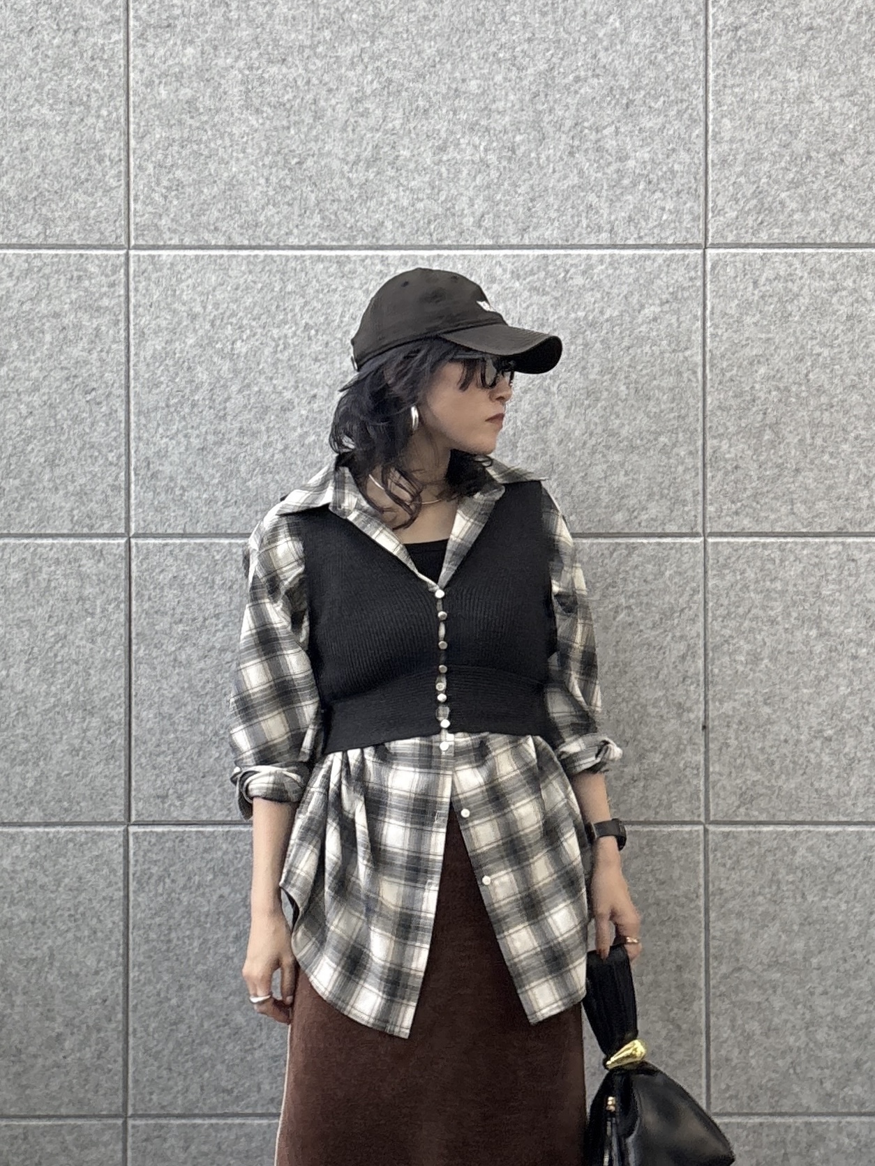 kotakiさんの「INDIVI｜タイムレスフォルムシャツ【LIVE紹介／上枝みどりさん着用】」を使ったコーディネート