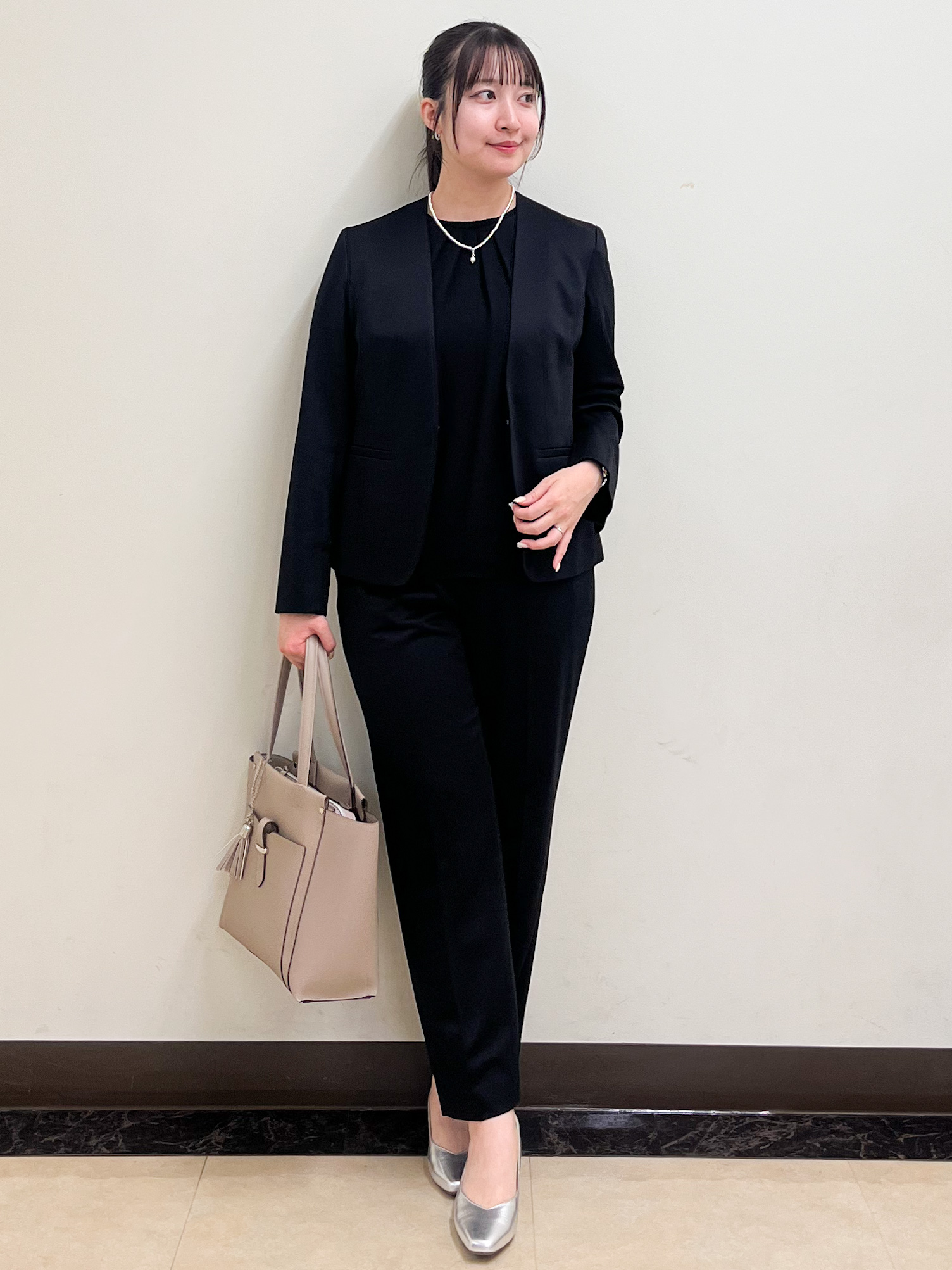 mikikoさんの「Reflect｜【SS-4Lサイズ／UVカット／接触冷感】匠ジャケット／ノーカラー」を使ったコーディネート