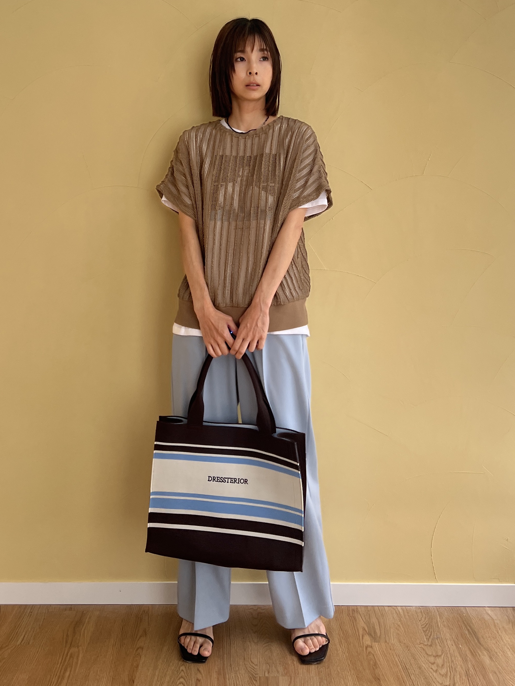 misaさんの「DRESSTERIOR｜【otonaMUSE5月号掲載】スキニーベルトサンダル」を使ったコーディネート