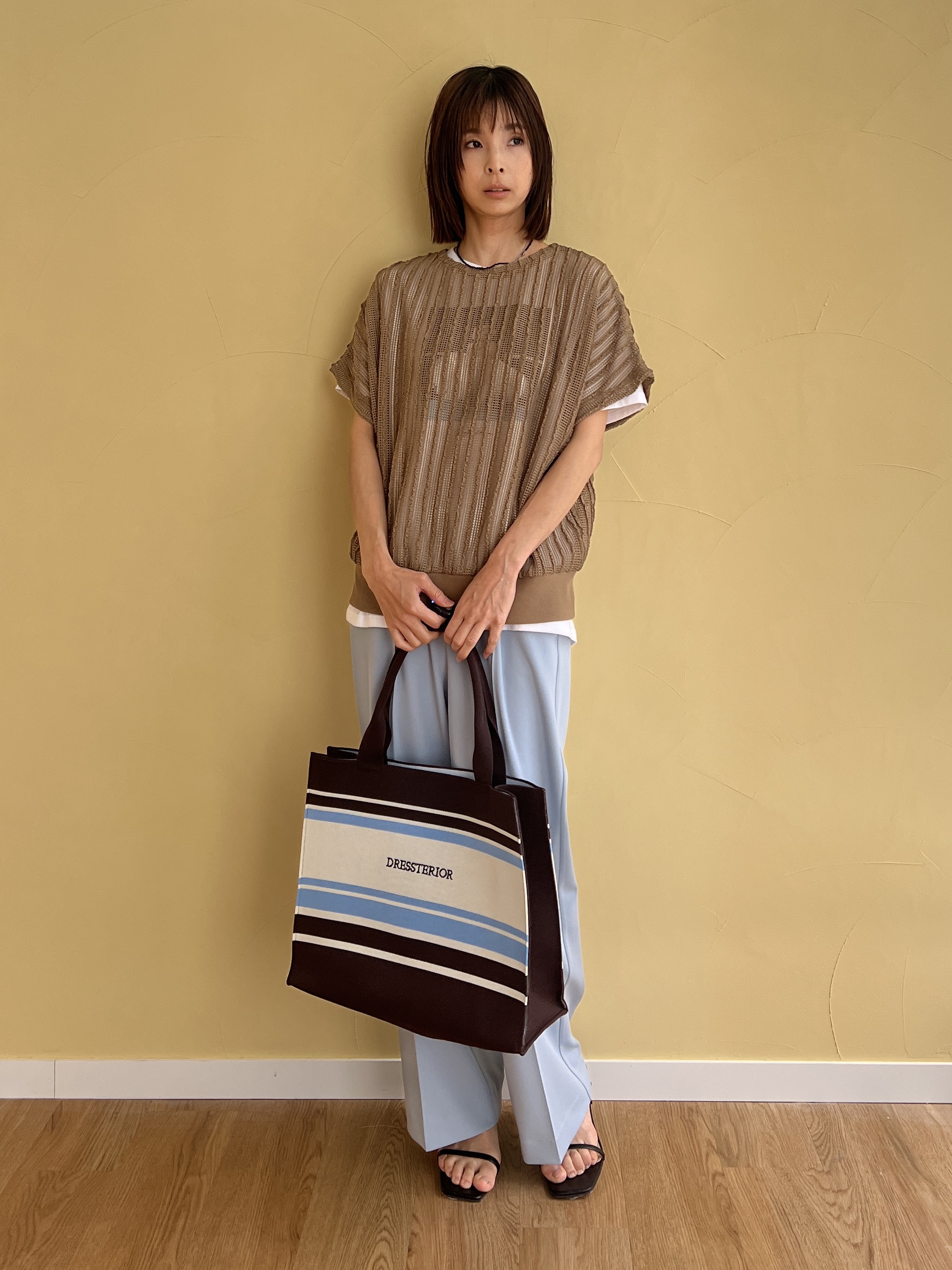 misaさんの「DRESSTERIOR｜【otonaMUSE5月号掲載】スキニーベルトサンダル」を使ったコーディネート