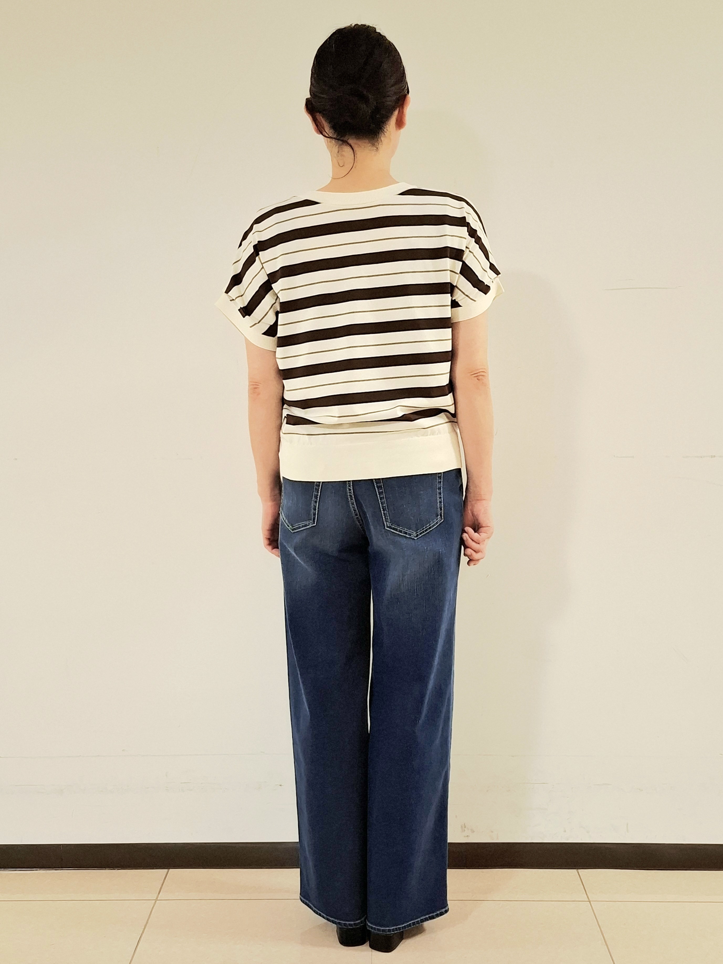 ねぎさんの「UNTITLED｜【肌に張りつきにくい/前後2WAY】ドライタッチコットンプルオーバー」を使ったコーディネート