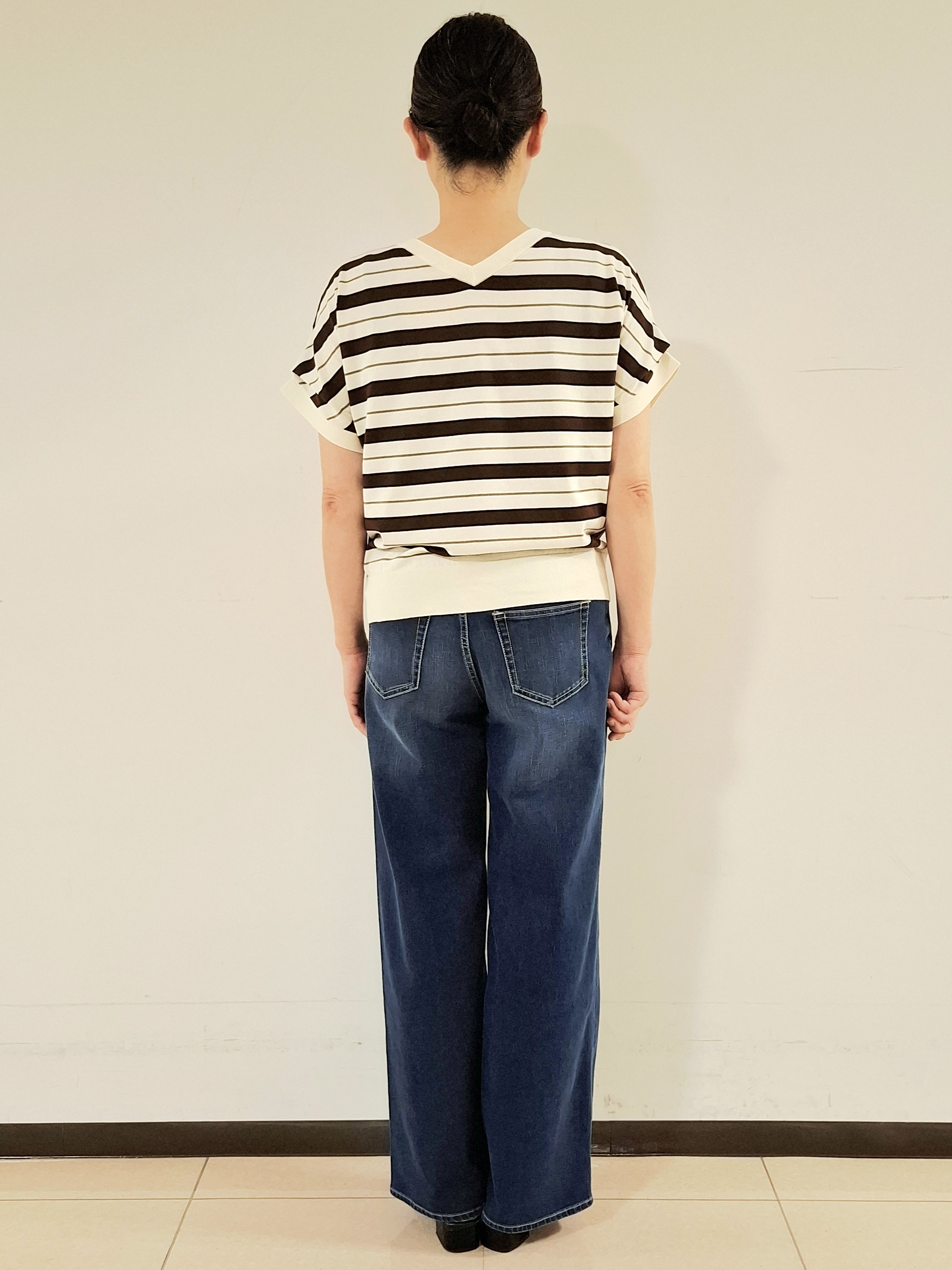 ねぎさんの「UNTITLED｜【肌に張りつきにくい/前後2WAY】ドライタッチコットンプルオーバー」を使ったコーディネート
