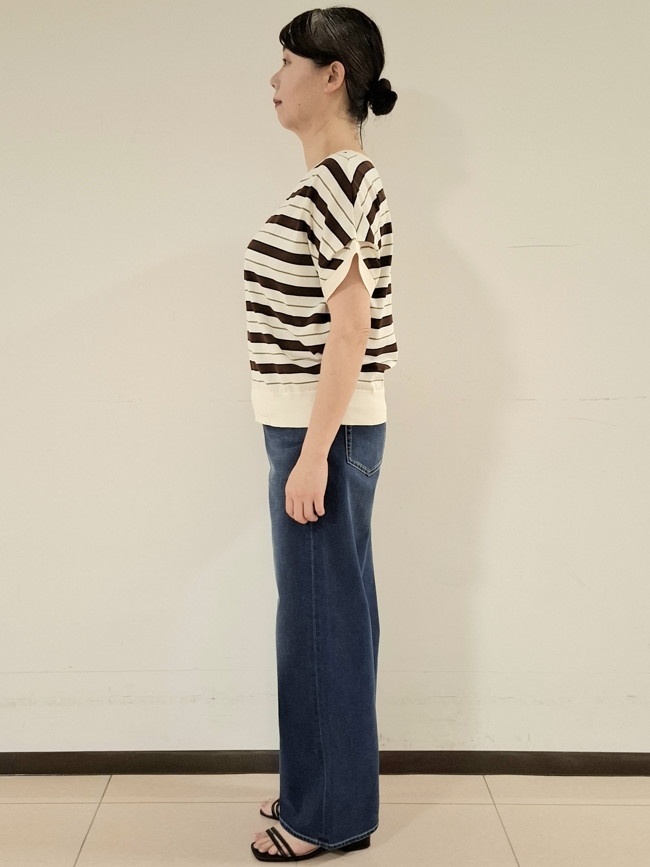 ねぎさんの「UNTITLED｜【肌に張りつきにくい/前後2WAY】ドライタッチコットンプルオーバー」を使ったコーディネート