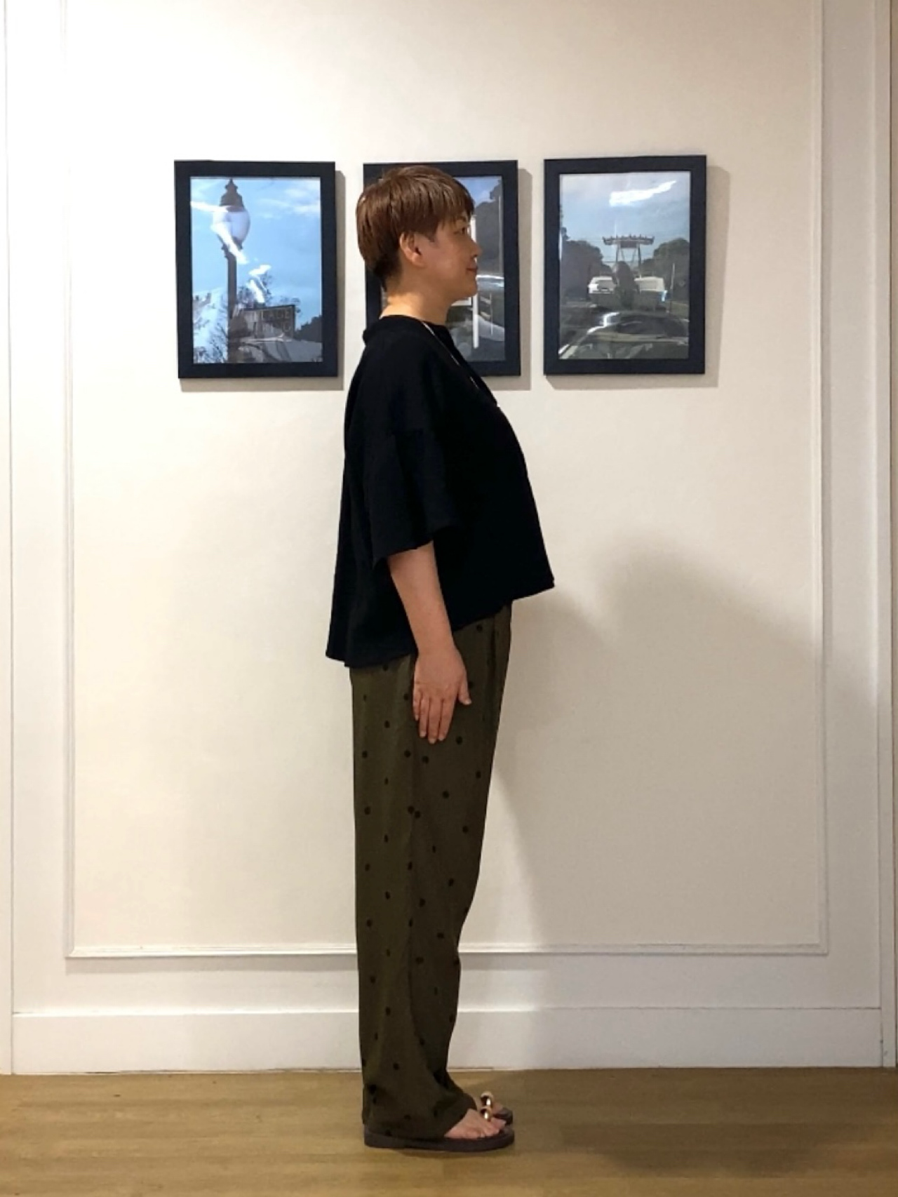Hiroさんの「Dessin｜フレアスリーブ スキッパーブラウス」を使ったコーディネート